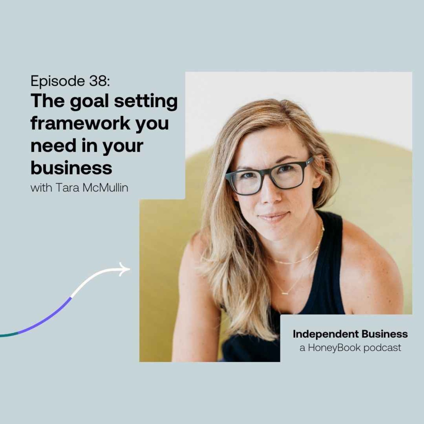 cover art for 38: The goal setting framework you need in your business with Tara McMullin