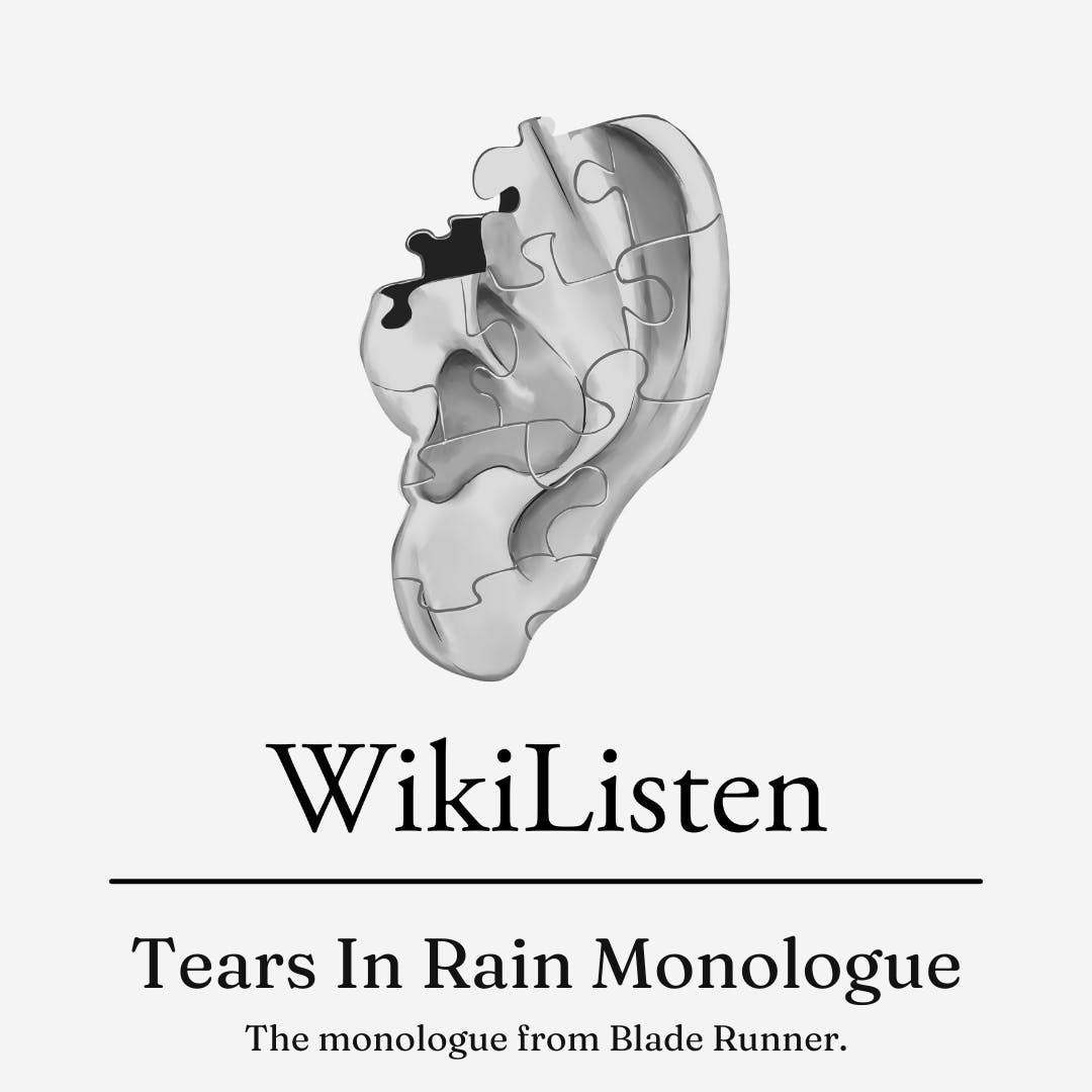 Tears in rain monologue