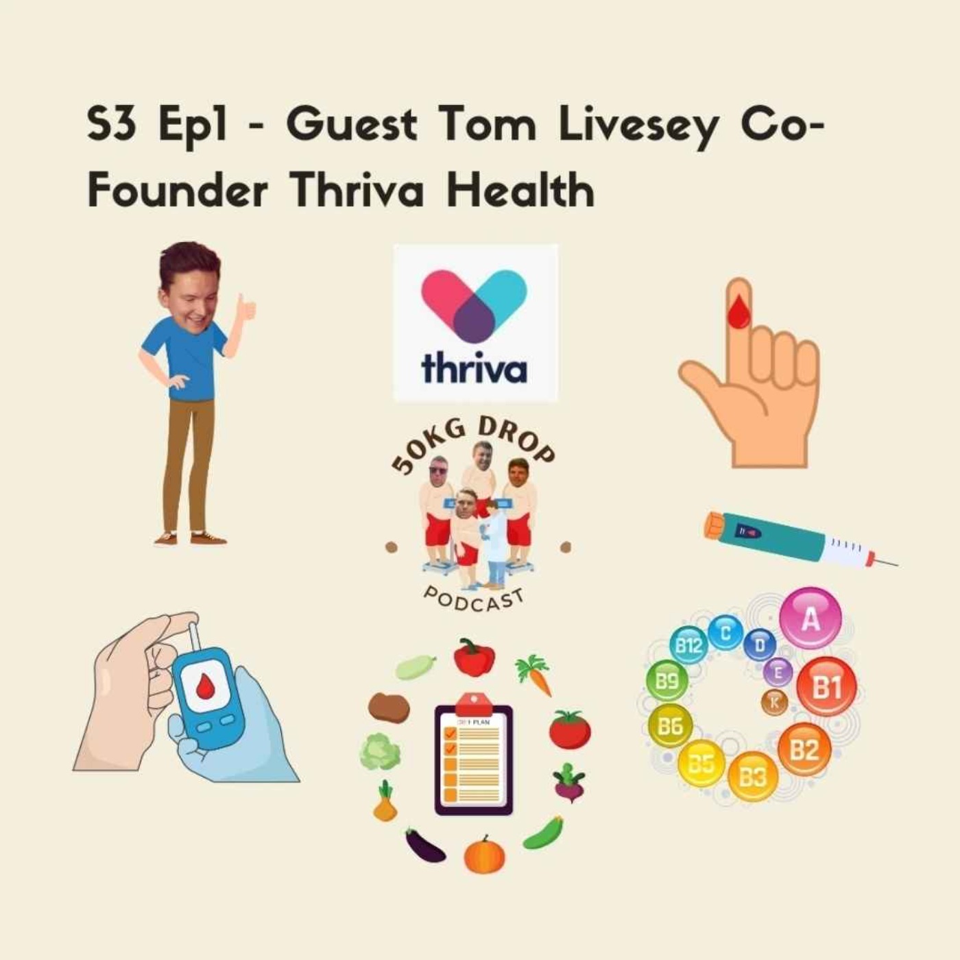 cover art for S3 Ep1 - Guest Tom Livesey Co-Founder Thriva Health