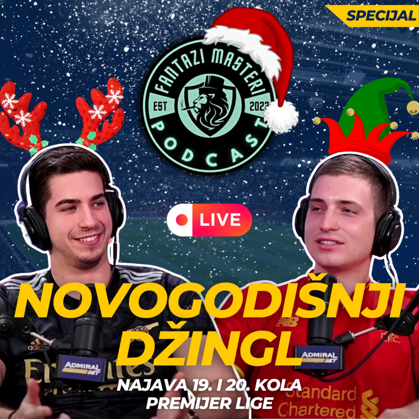 EP 46 | Novodišnji LIVE | Najava 19. i 20. kola Premijer lige! episode artwork
