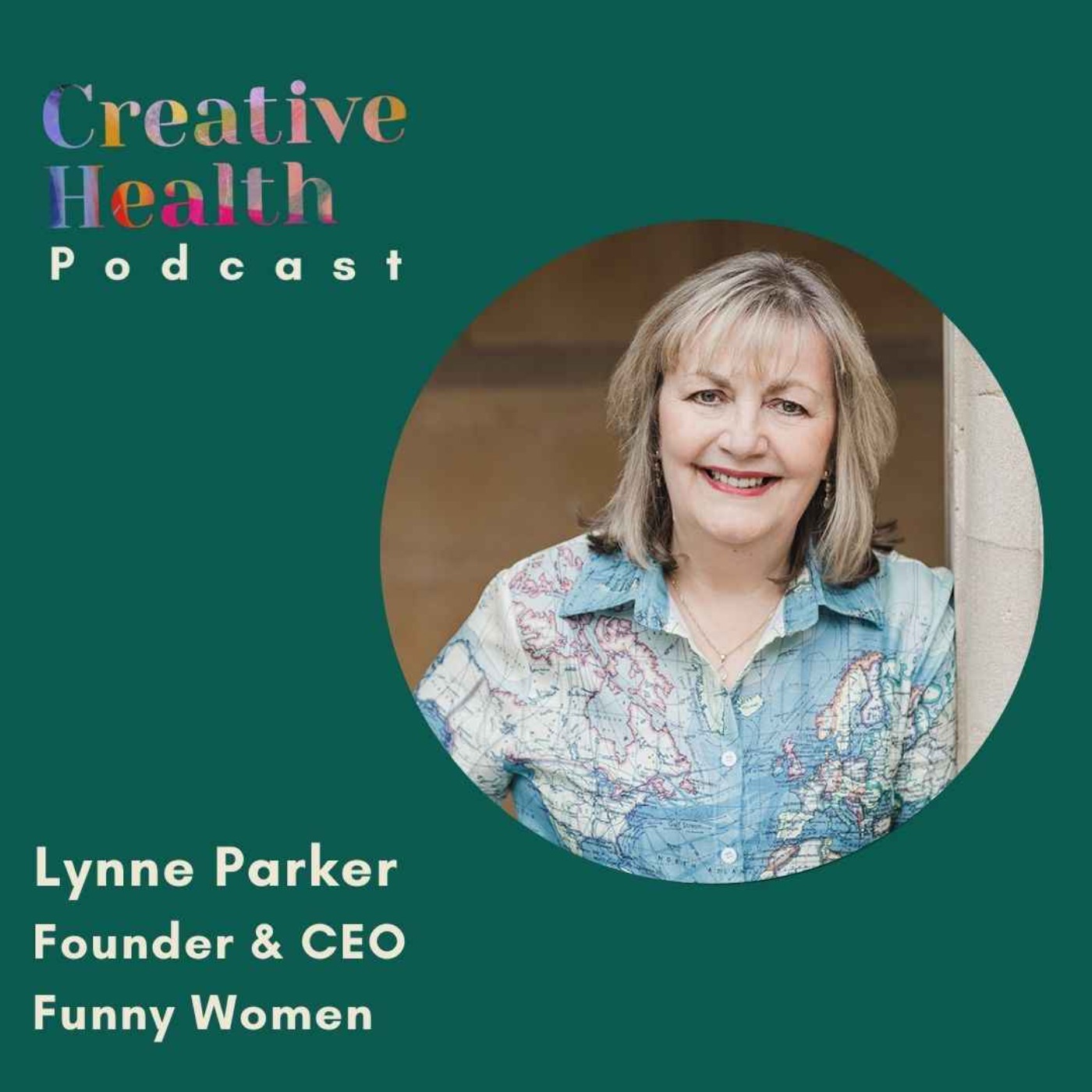 cover art for Lynne Parker on the benefits of comedy for women and in everyday life 