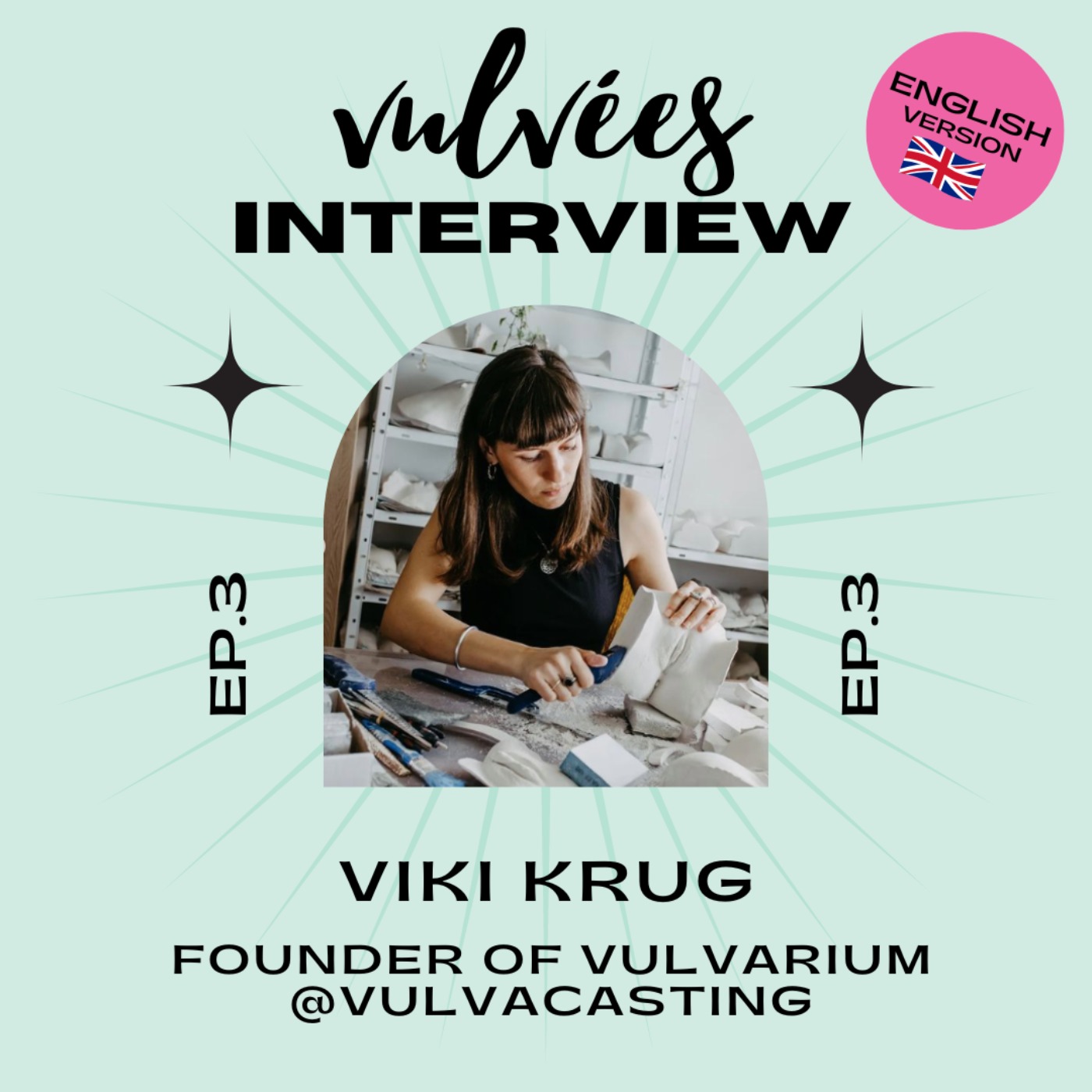 🇬🇧 Interview with Viki Krug, creator of vulva statues with Vulvarium Vulva Casting (english version) episode artwork
