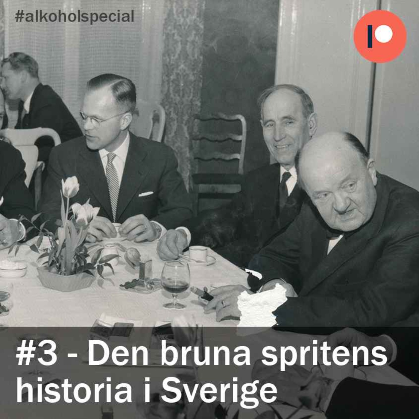 cover art for Alkoholspecial #3 - Den bruna spritens historia i Sverige