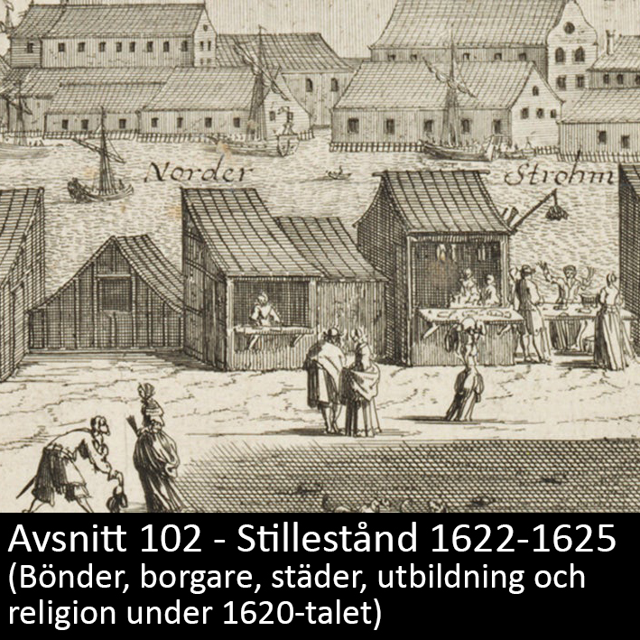 102. Stilleståndet 1622-1625 (Bönder, borgare, städer, utbildning och religion under 1620-talet) episode artwork