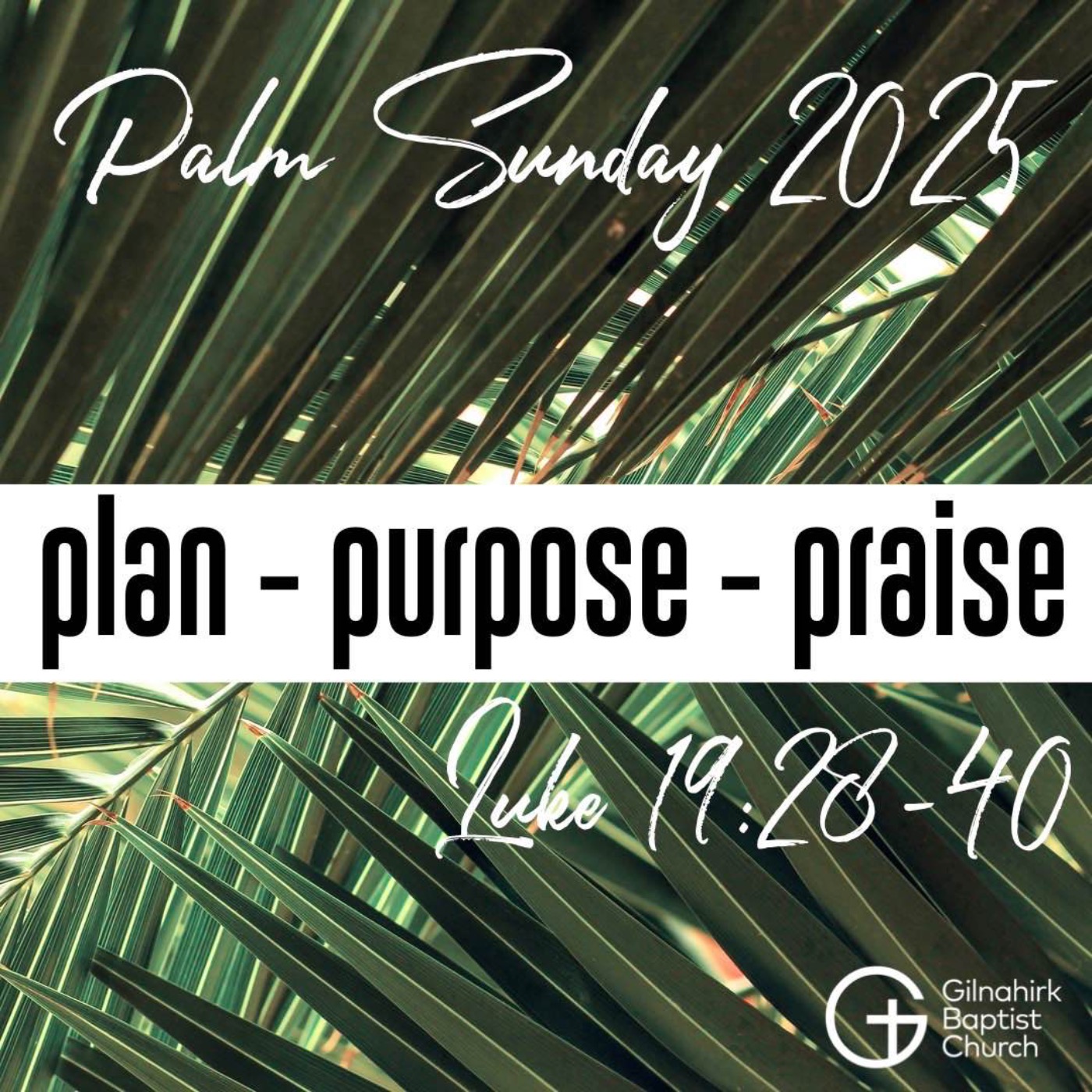 Palm Sunday '25 - Plan, Purpose, Praise (Luke 9:51; 19:28-40) episode artwork