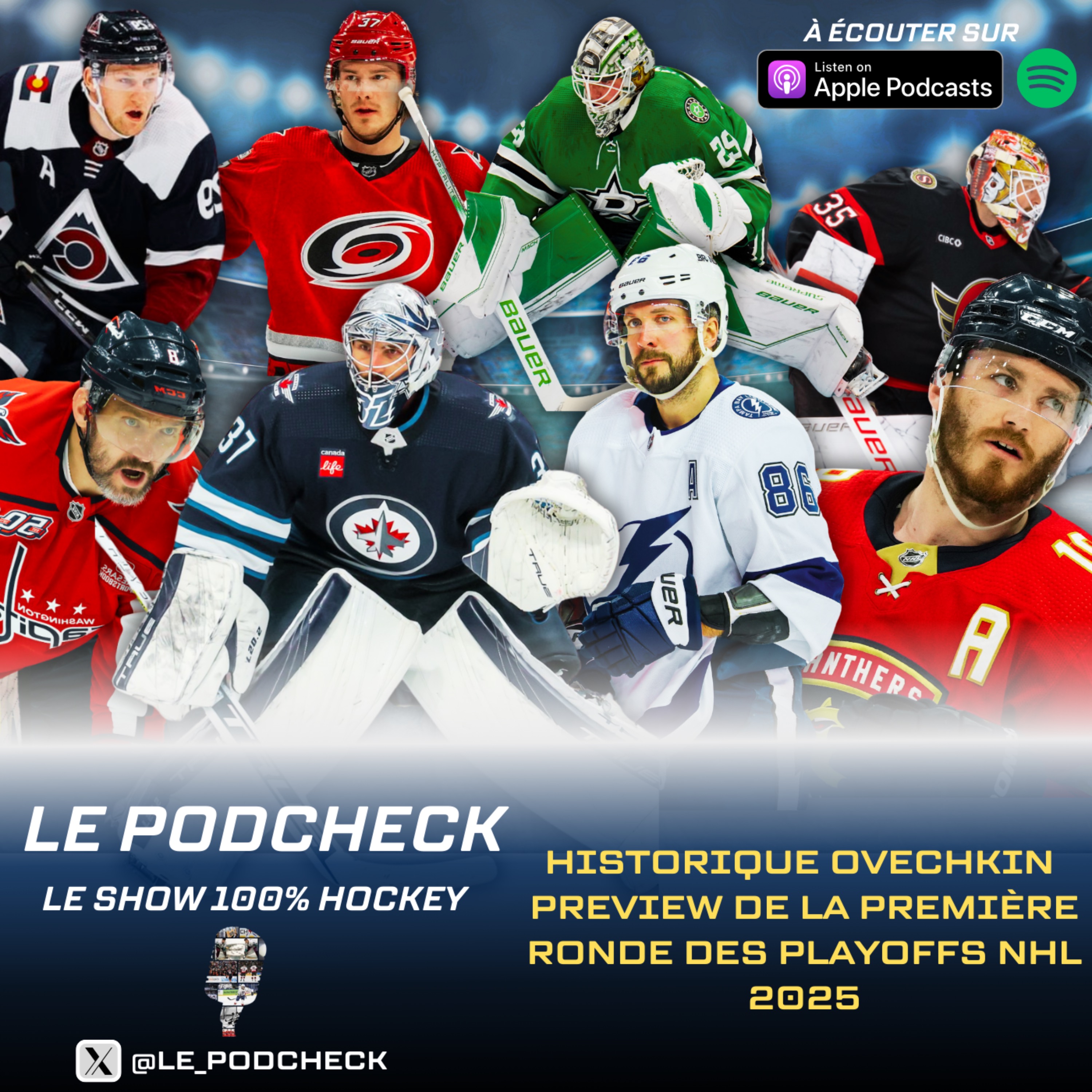 Ovechkin dans l’histoire et preview des Playoffs NHL 2025