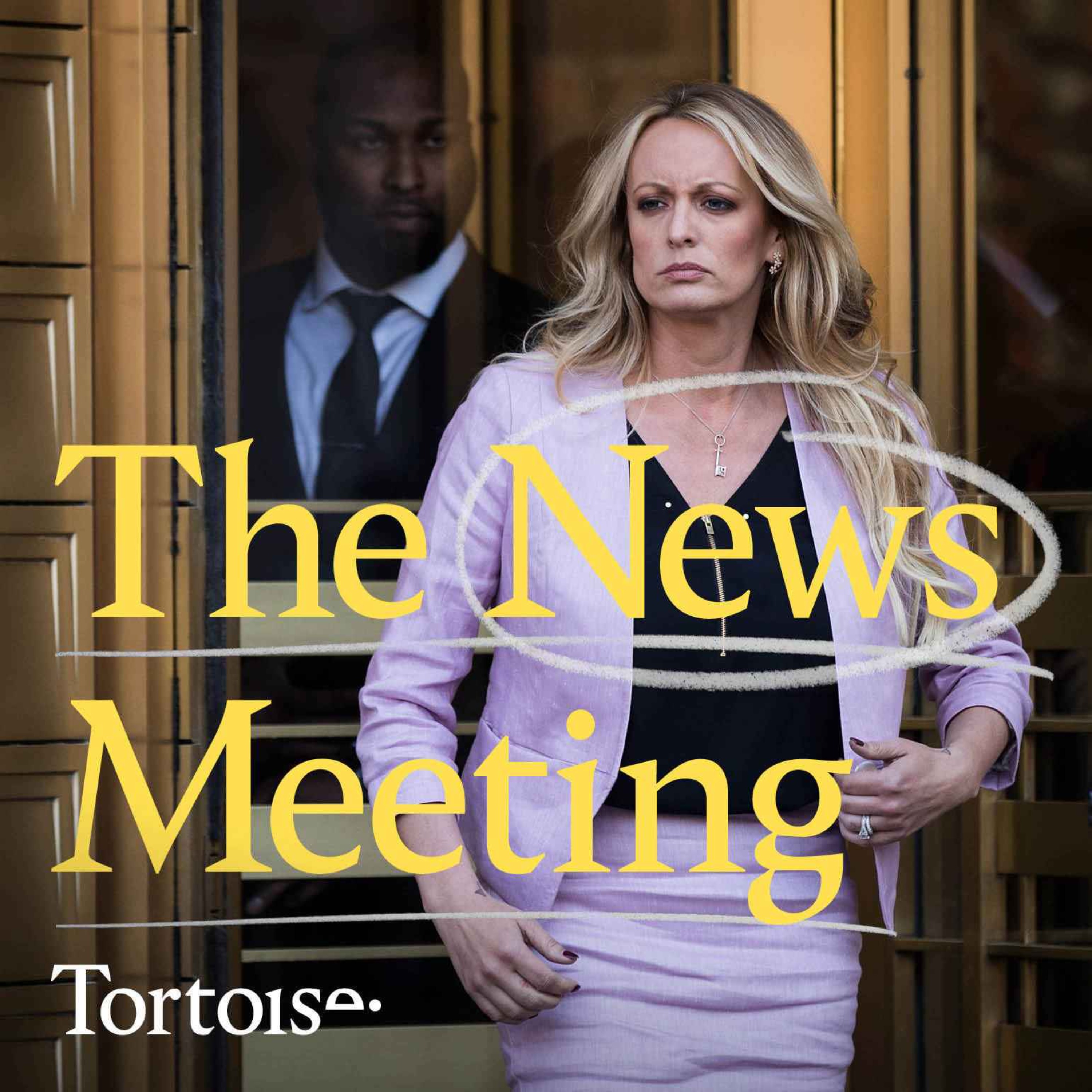 cover art for News Meeting: Stormy Daniels testifies and gay rights in Ghana