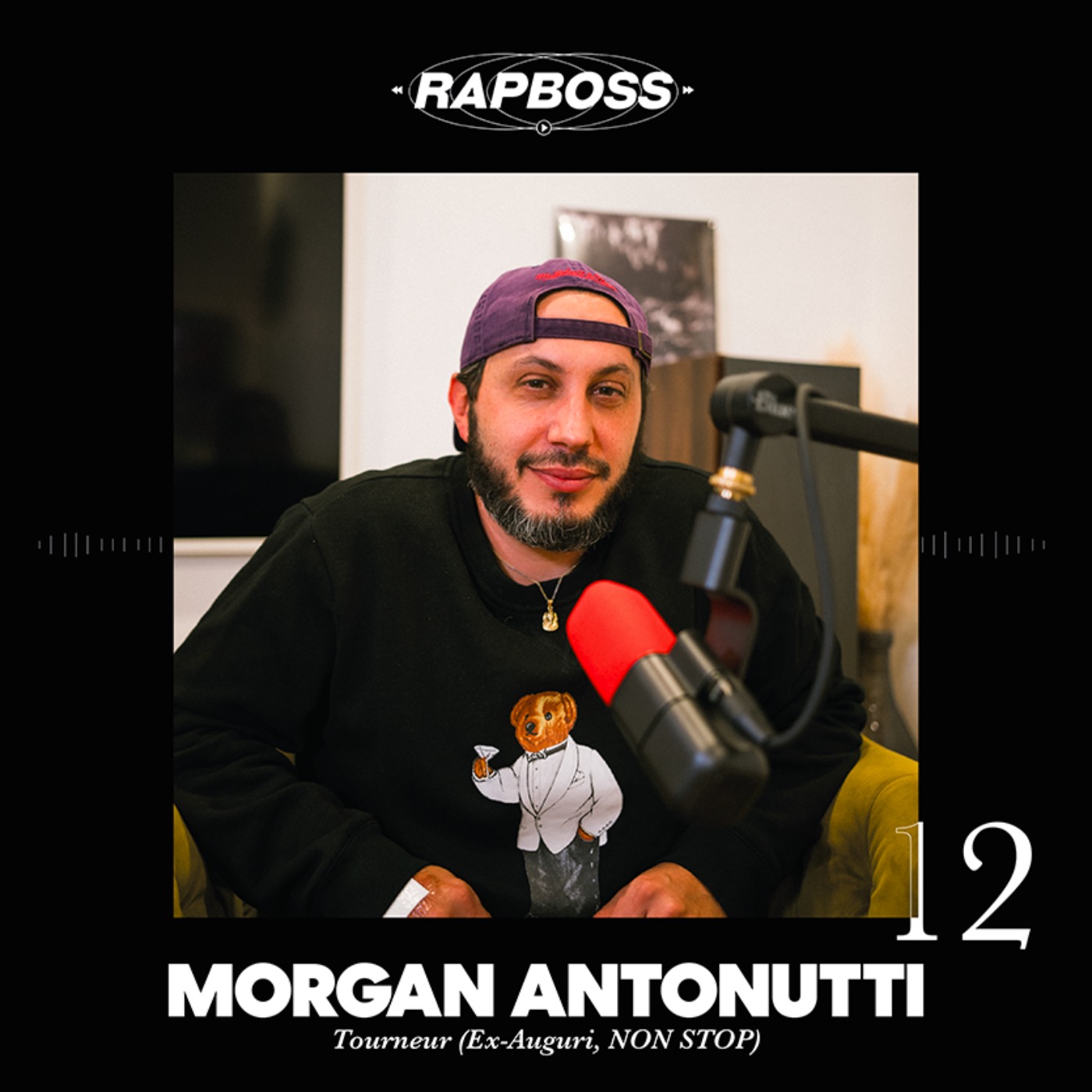 cover art for #12 Morgan Antonutti - Être tourneur de Josman, Tiakola, Sofiane Pamart chez Auguri avant de lancer sa structure live !