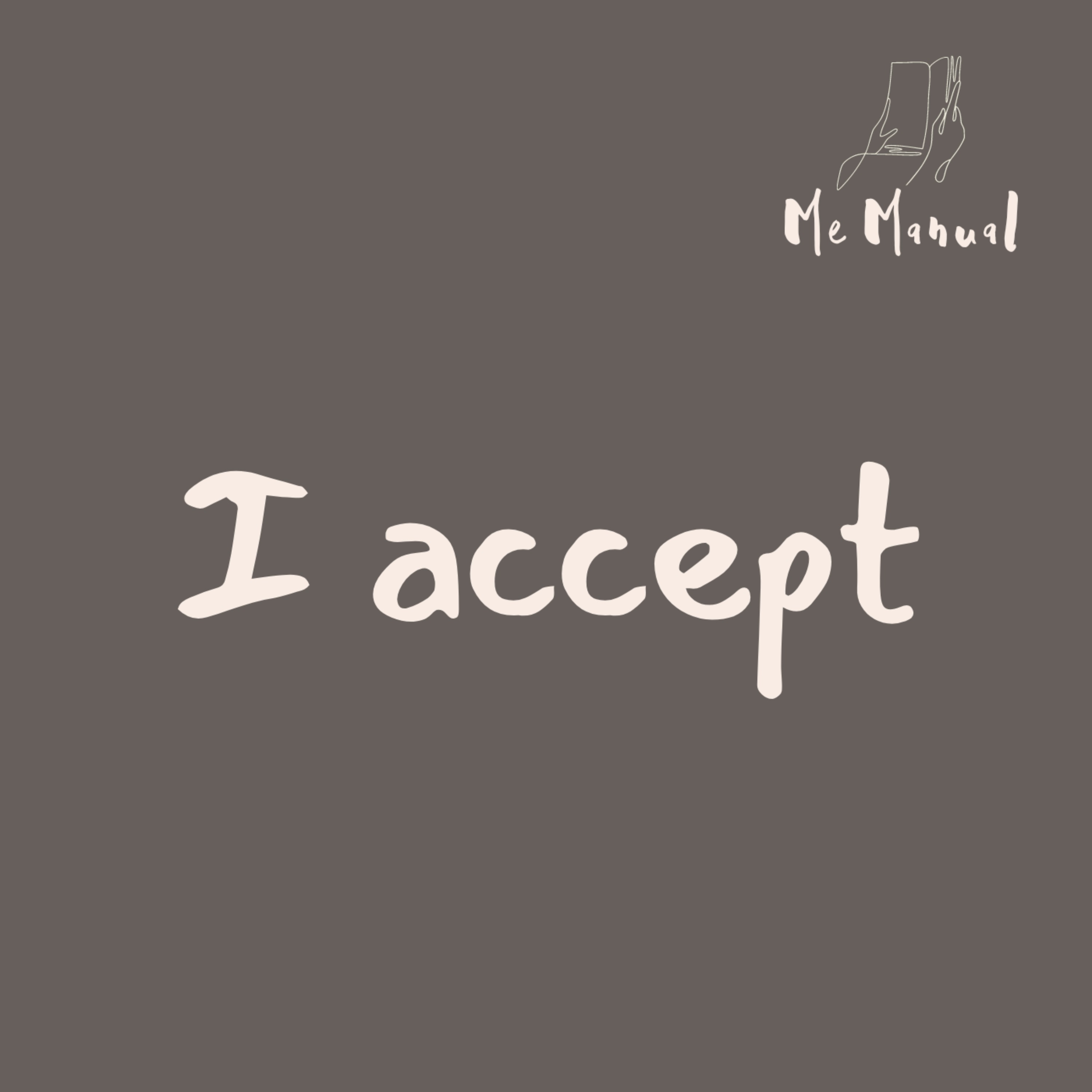 I accept