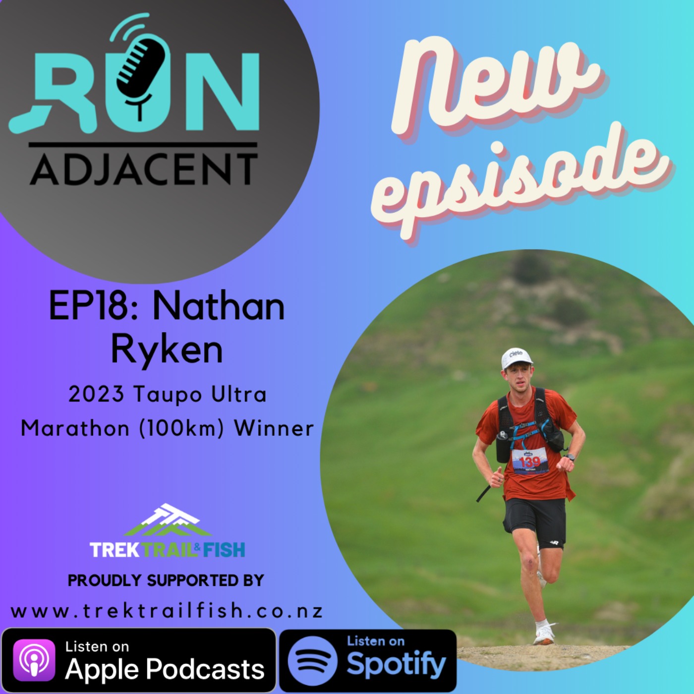 Nathan Ryken: 2023 Taupo Ultra Marathon (100km) Winner