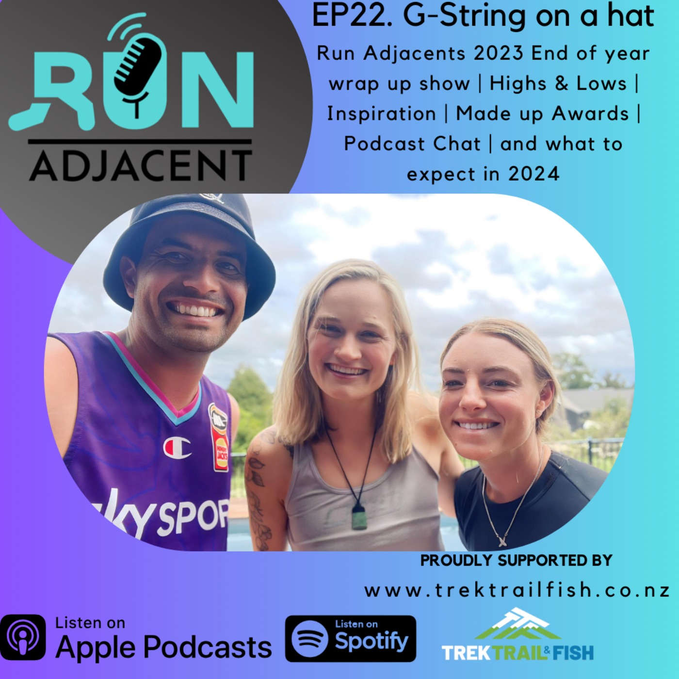 cover art for G-String on a hat | Run Adjacents 2023 wrap up show | Highs & Lows | Inspiration | Made up Awards | Podcast Chat | and what to expect in 2024