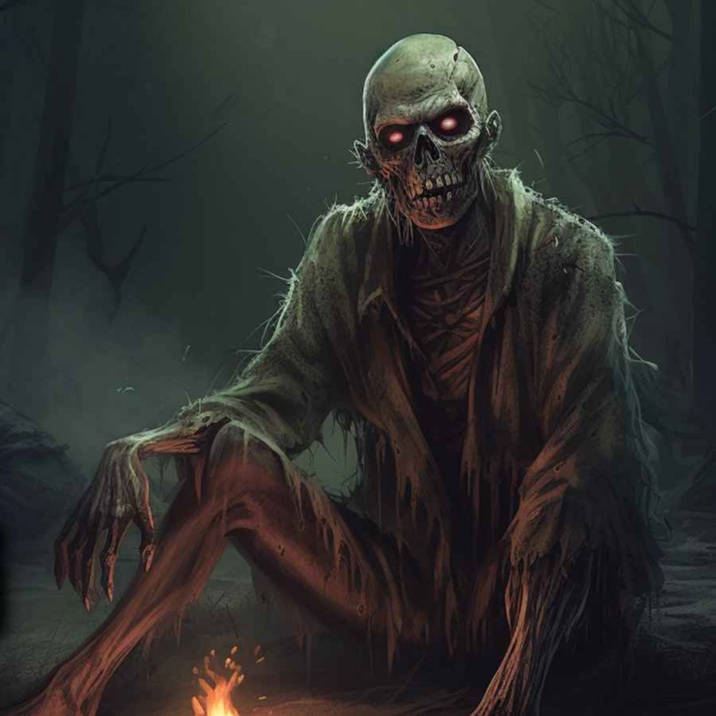 A horrifying experience while camping in the woods