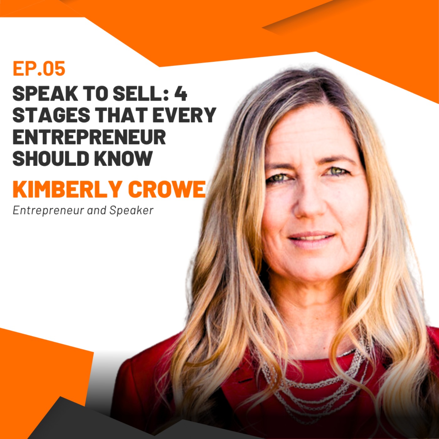 cover art for #5 Speak to Sell: 4 Stages That Every Entrepreneur Should Know with Kimberly Crowe