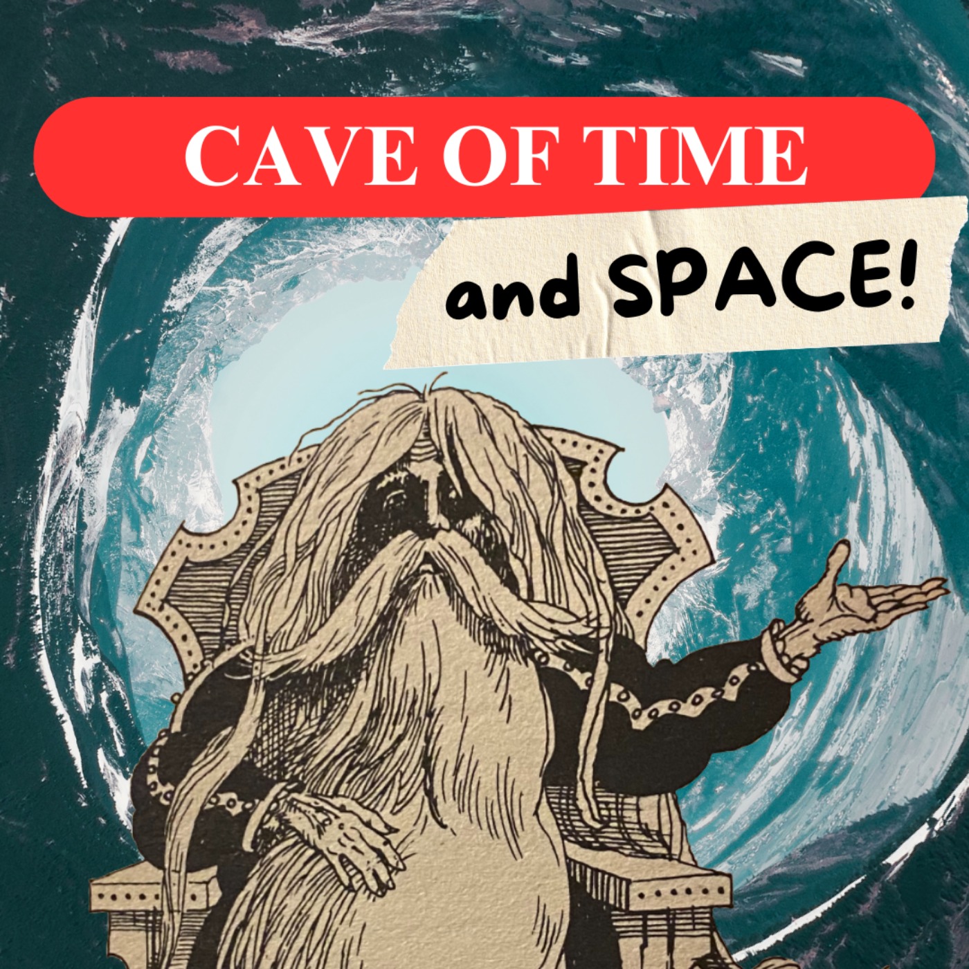 01--"The Cave of Time" by Edward Packard (Choose Your Own Adventure) episode artwork