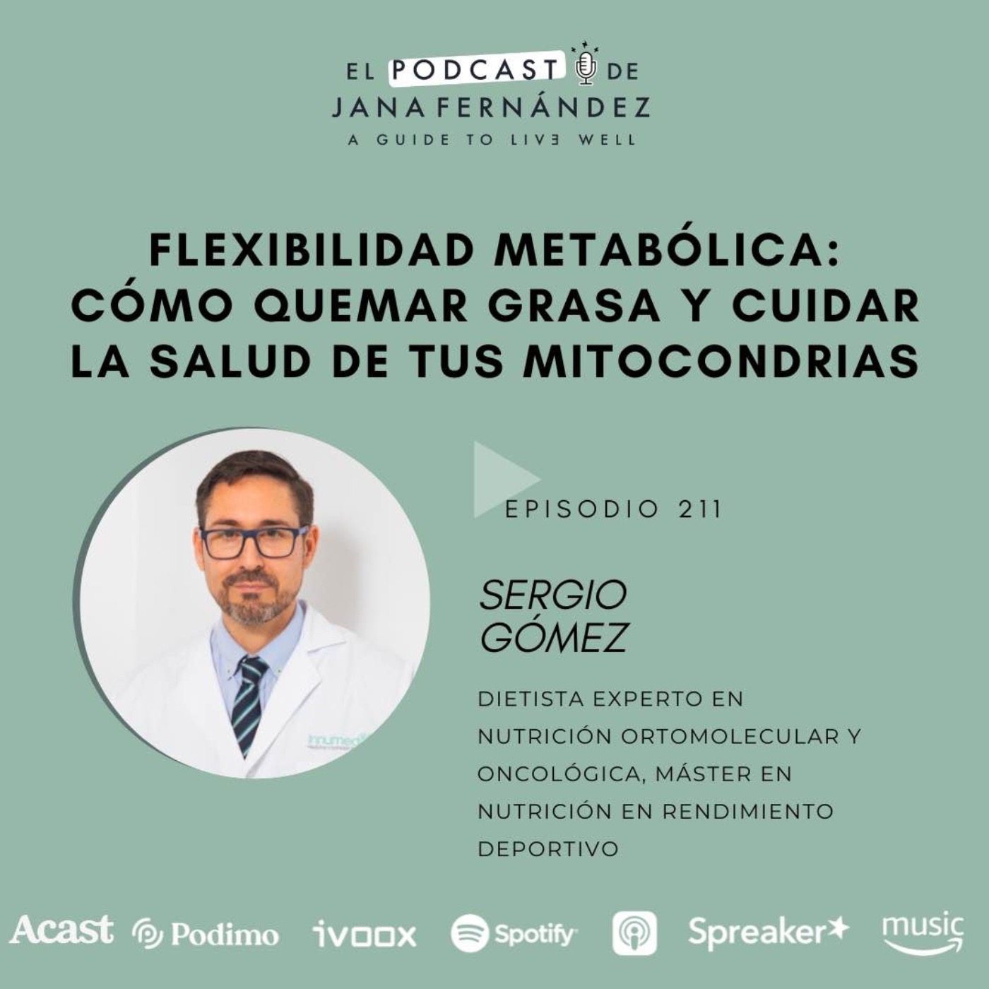 cover art for Flexibilidad metabólica: cómo quemar grasa y cuidar la salud de tus mitocondrias, con Sergio Gómez 
