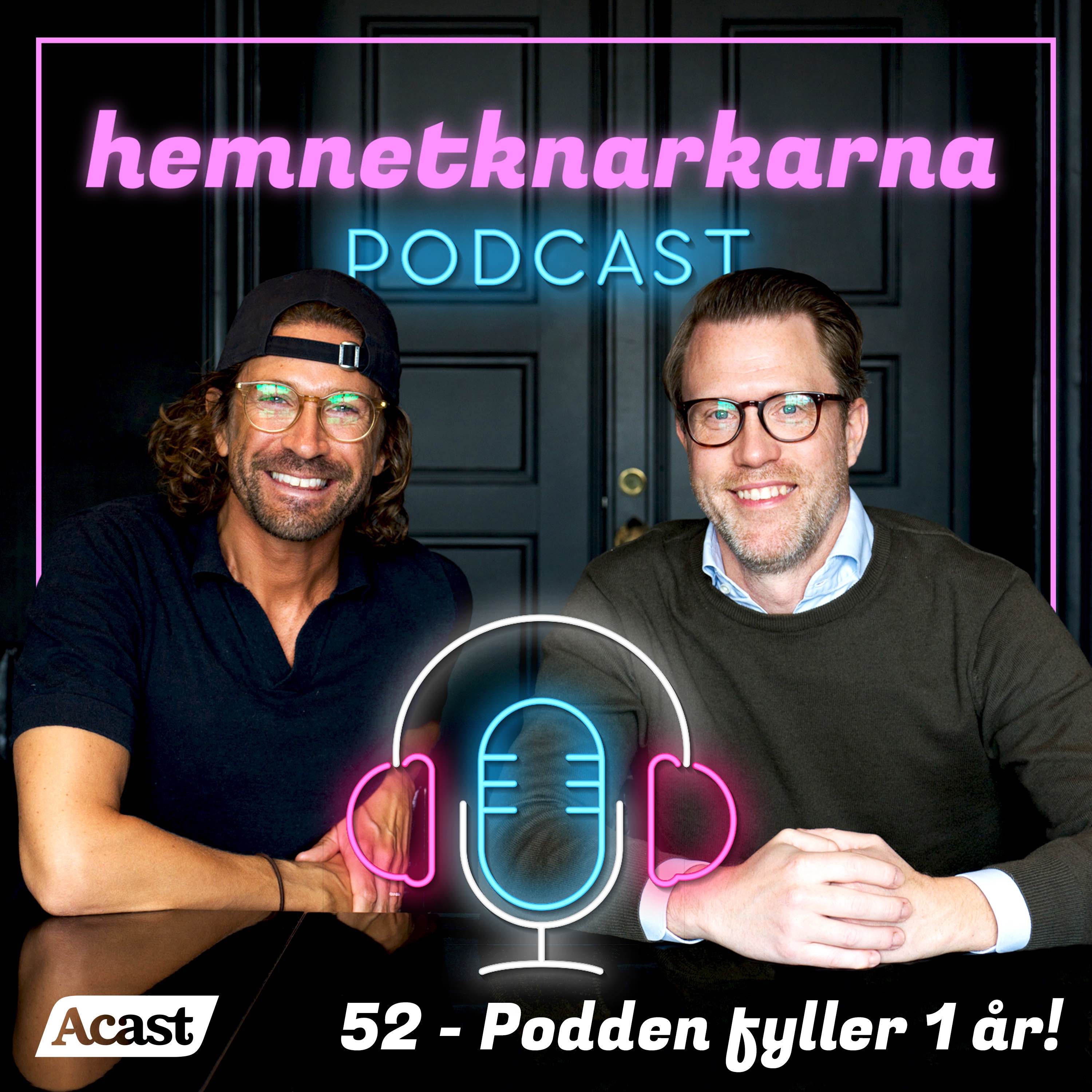 cover art for 52. Podden fyller 1 år!