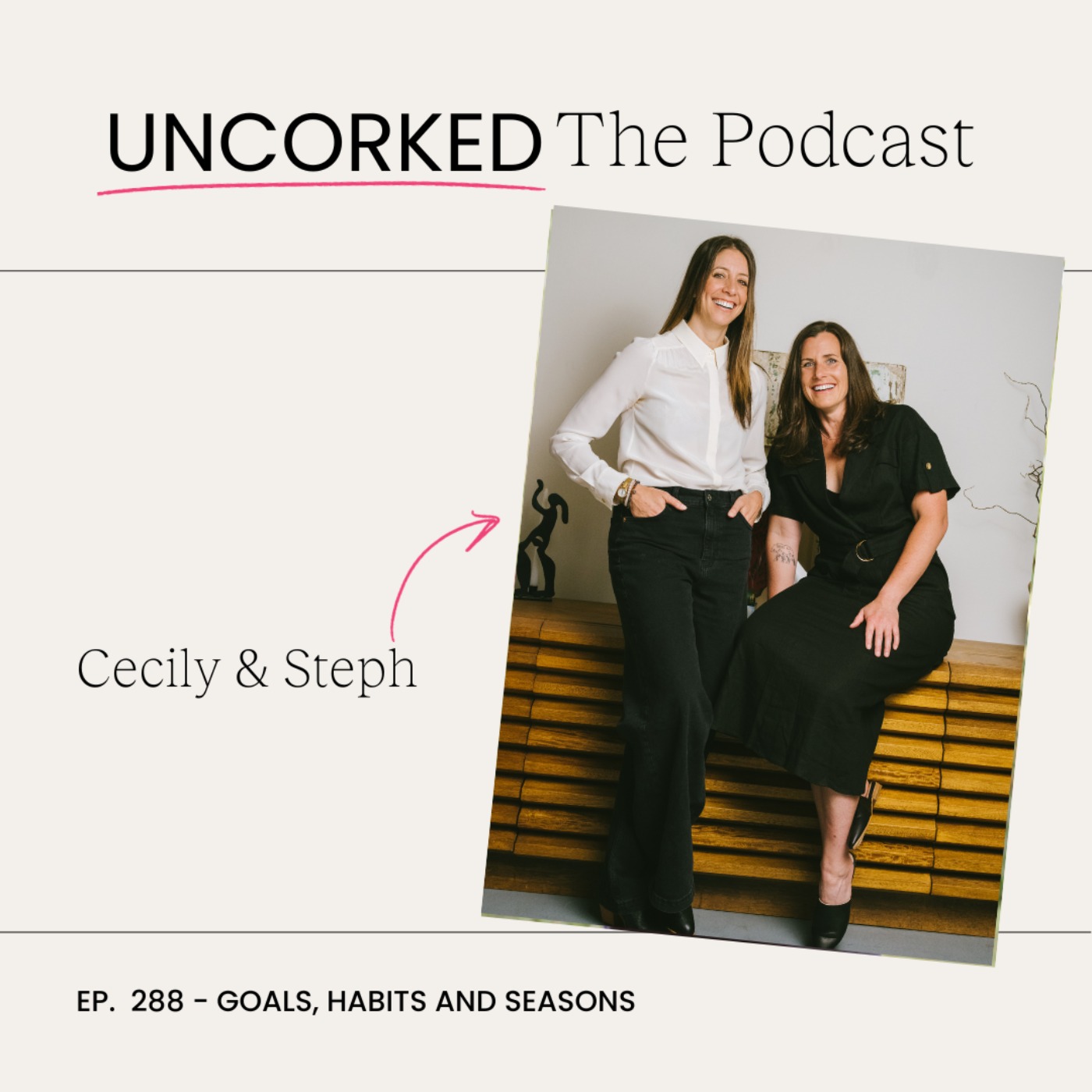 cover art for Goals, Habits and Seasons with Cec & Steph