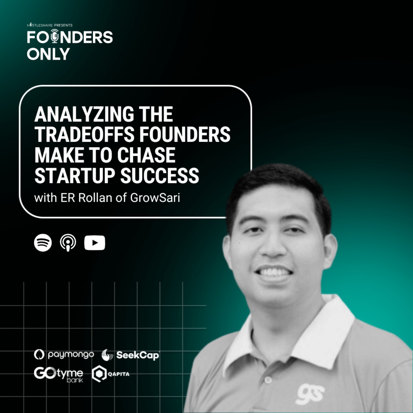 cover art for Analyzing the tradeoffs founders make to chase startup success w/ ER Rollan of GrowSari