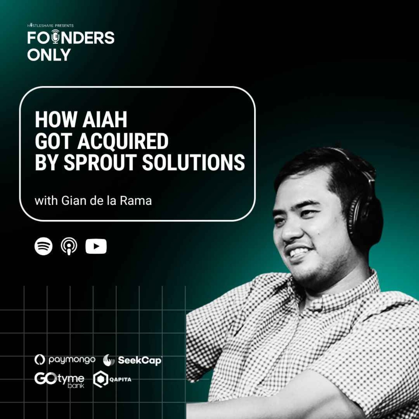 cover art for How Aiah got acquired by Sprout Solutions w/ Gian de la Rama