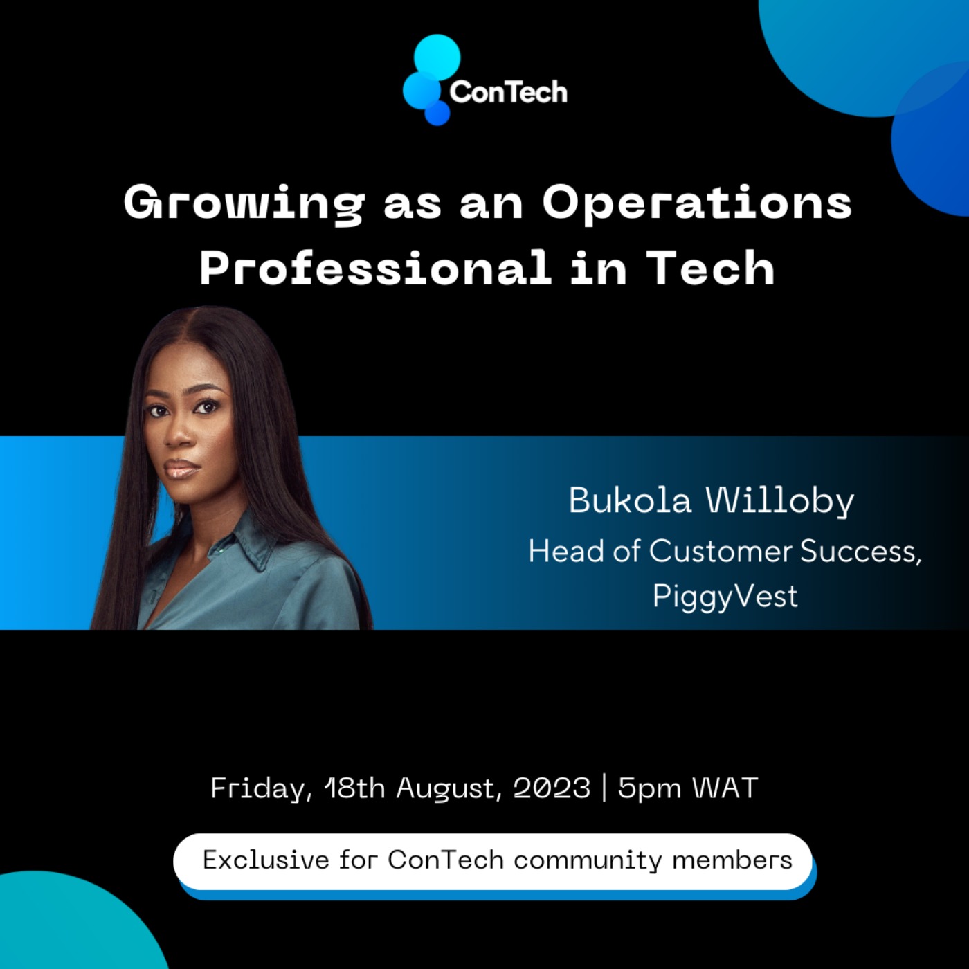 Growing as an Operations Professional in Tech with Bukola Willoby Growing as an Operations Professional in Tech with Bukola Willoby