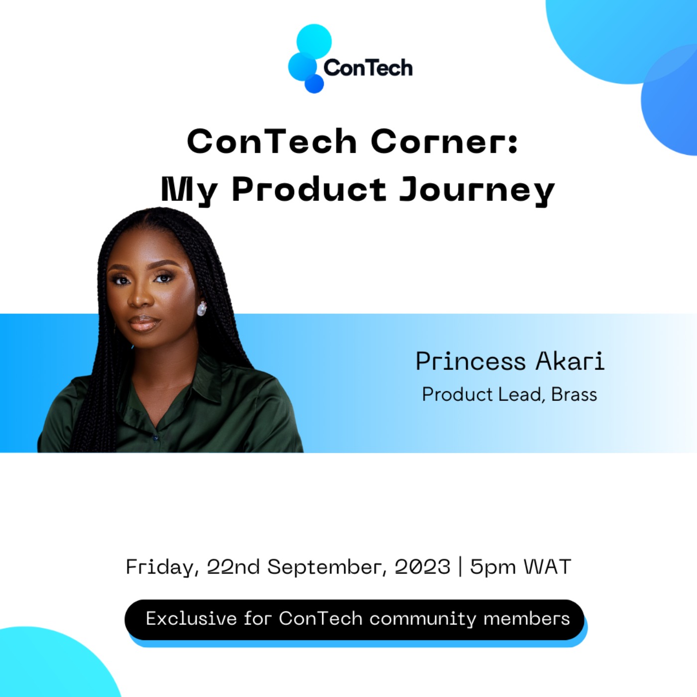 ConTech Corner With Princess Akari (Product Lead, Brass) ConTech Corner With Princess Akari (Product Lead, Brass)