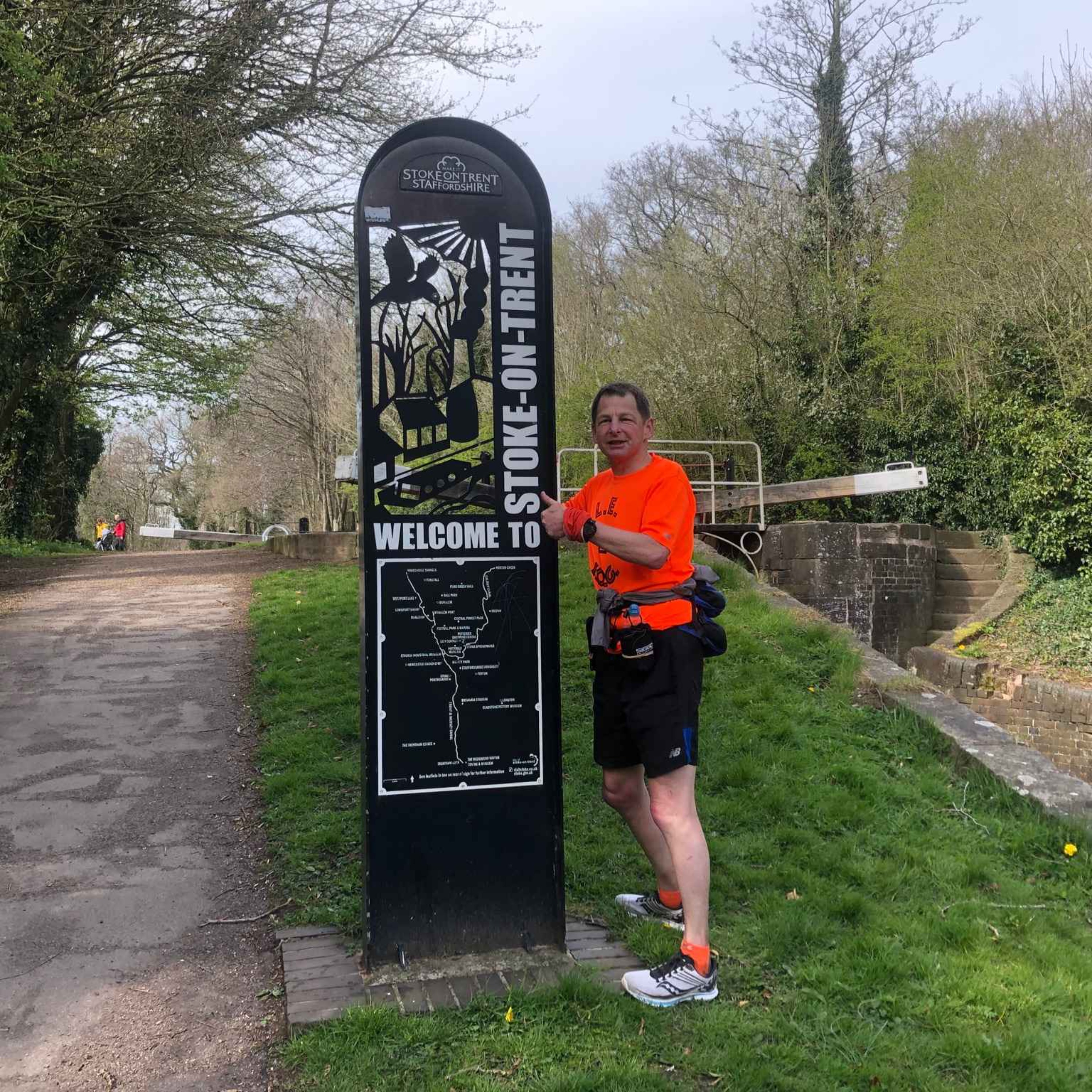 LEJOG completer, runner & author, Stephen Fry (not the one from QI!) from Bingley Harriers