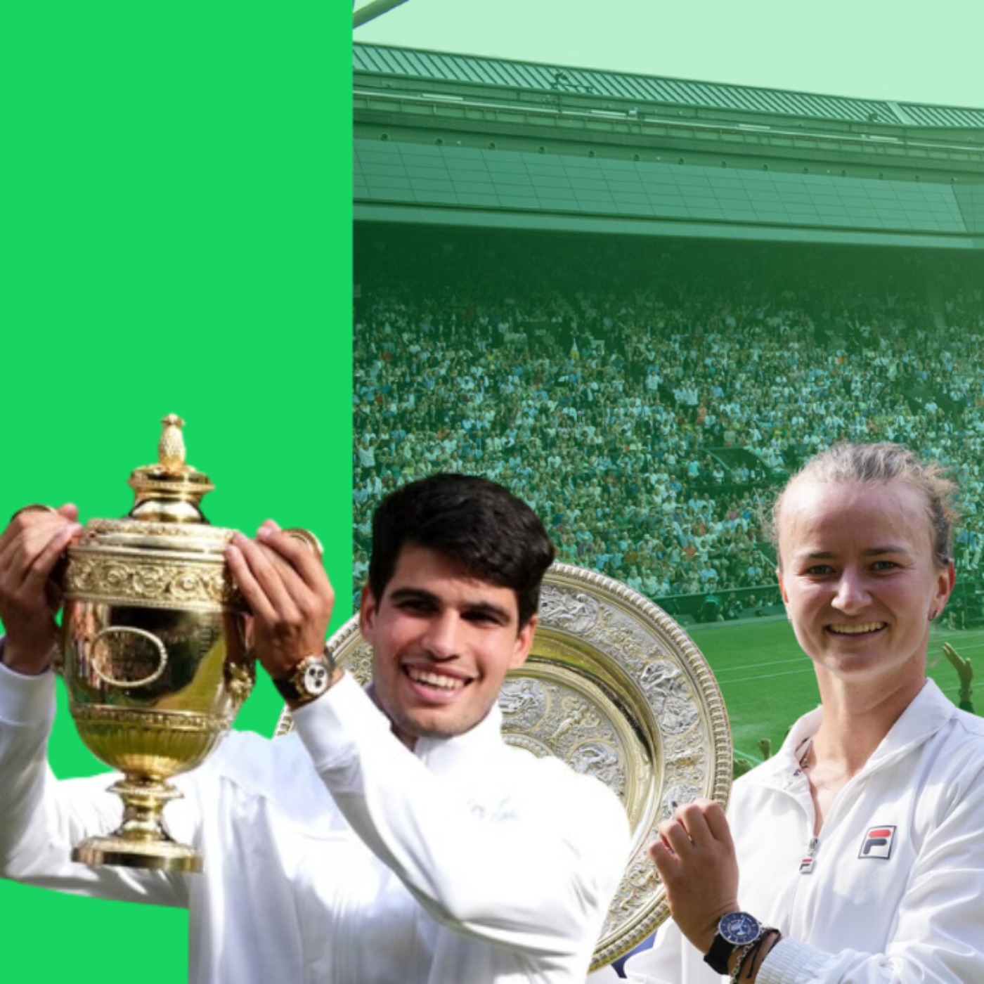 #250 | Wimbledon'da Şampiyonlar Krejčíková & Alcaraz | Özel Konuk: Altuğ Çelikbilek