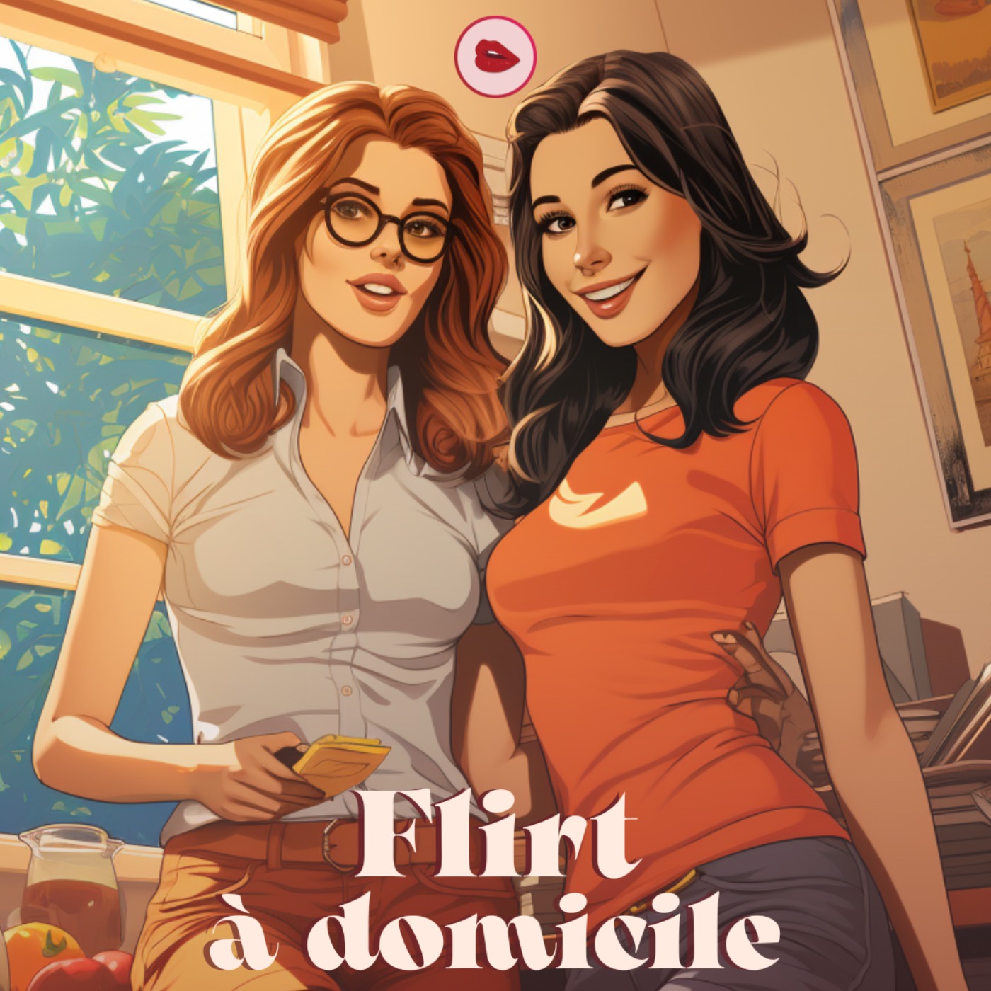 cover art for Flirt à domicile 🏡 FF - BISEXUELLE - COLOCATAIRE