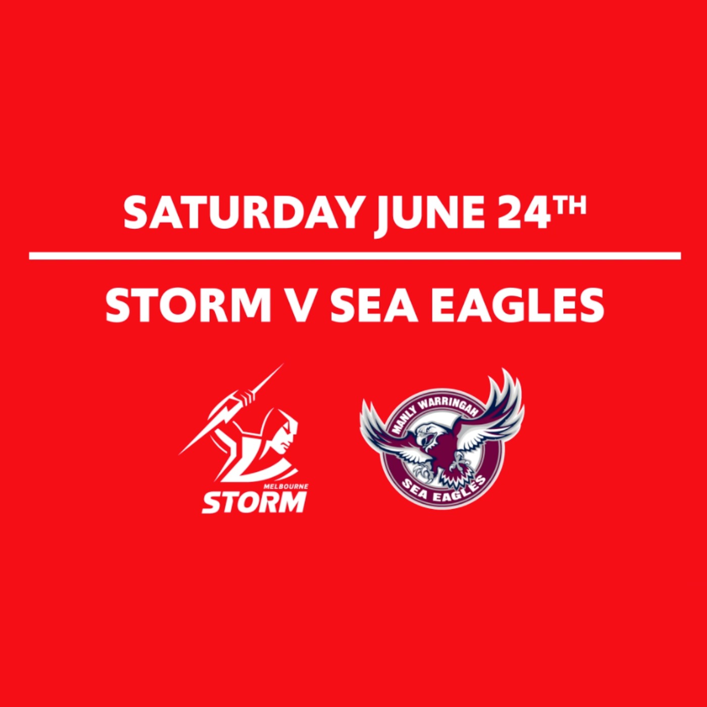 Round 17 - Strom Vs Sea Eagles
