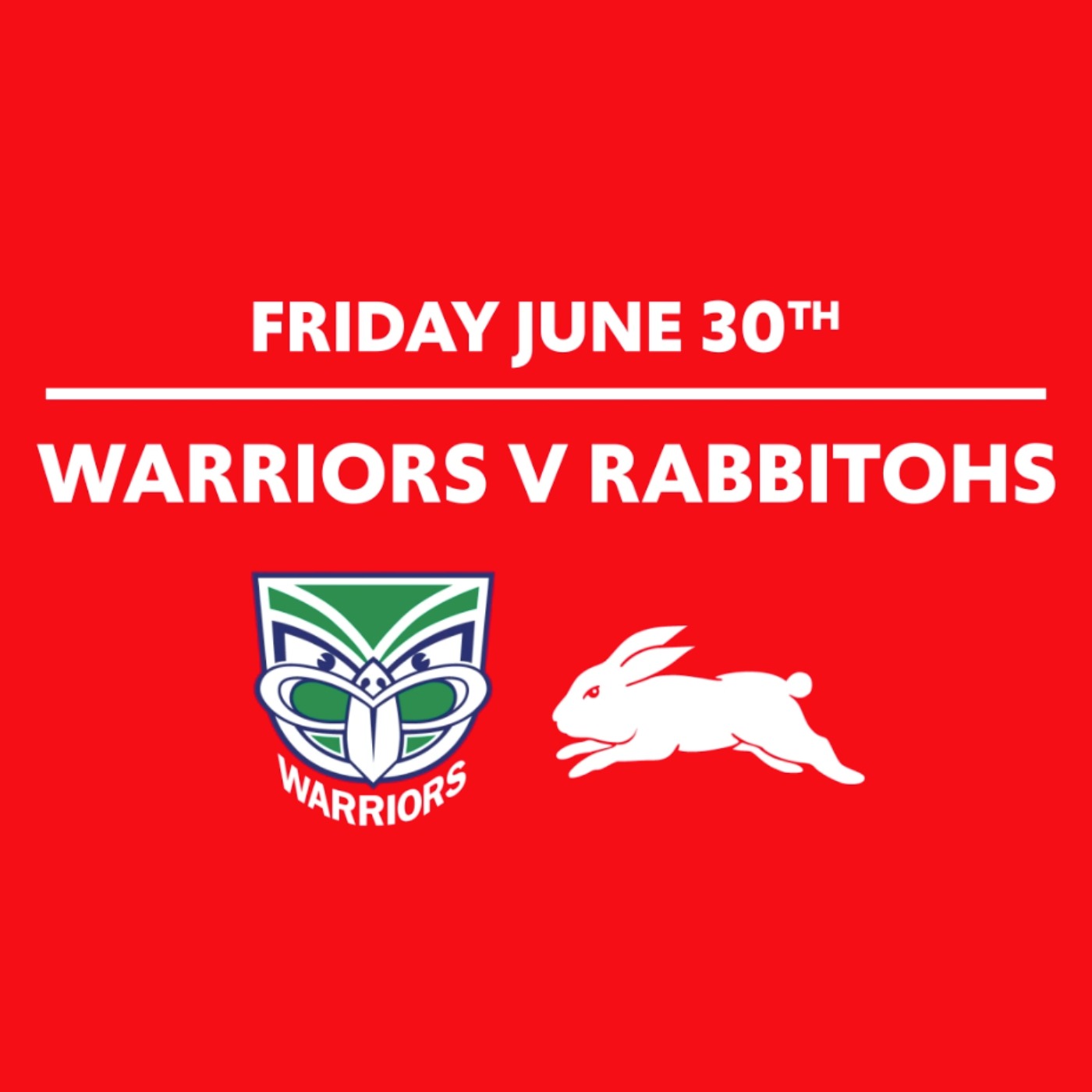 Round 18 - Rabbitohs V Warriors