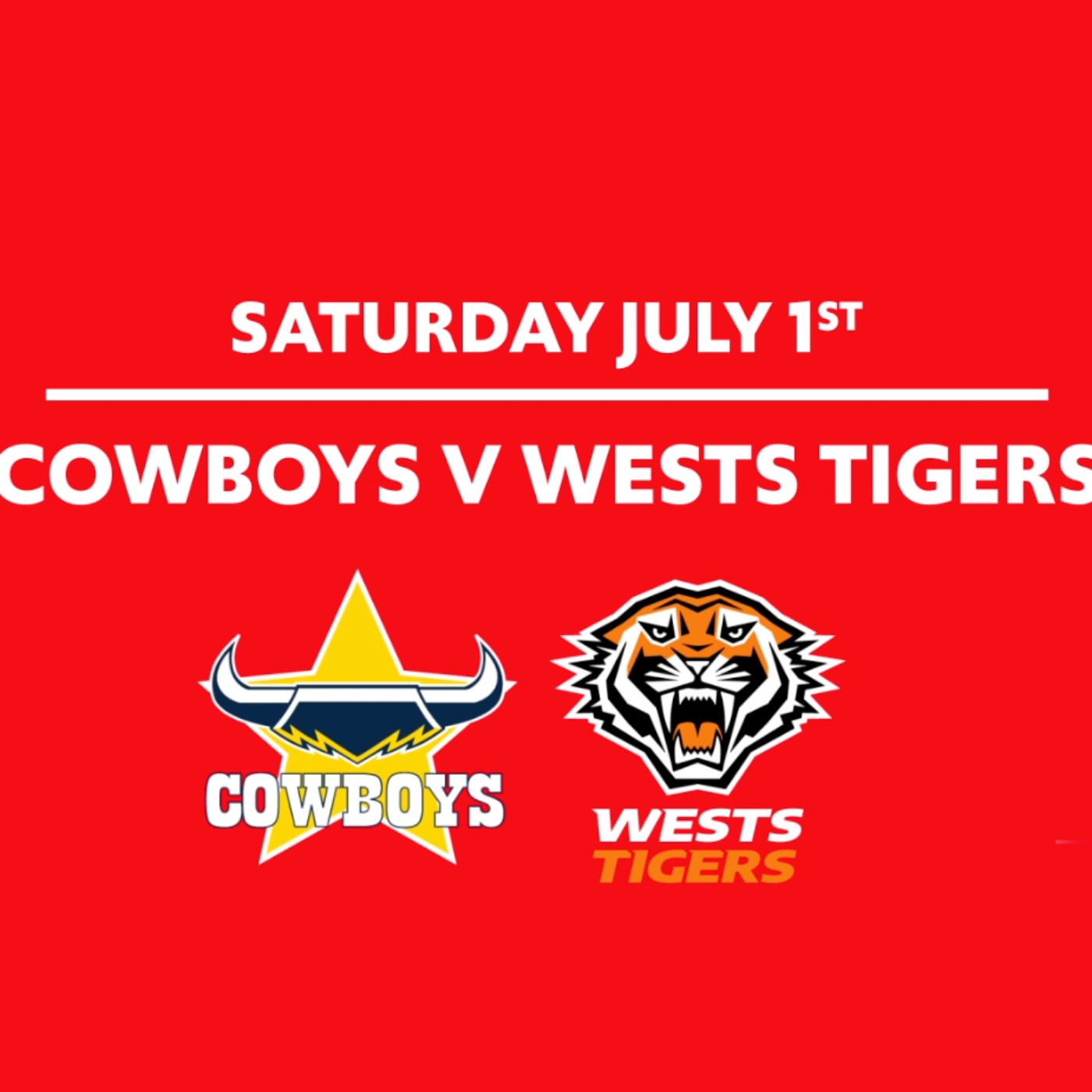 Round 18 - Cowboys V Tigers