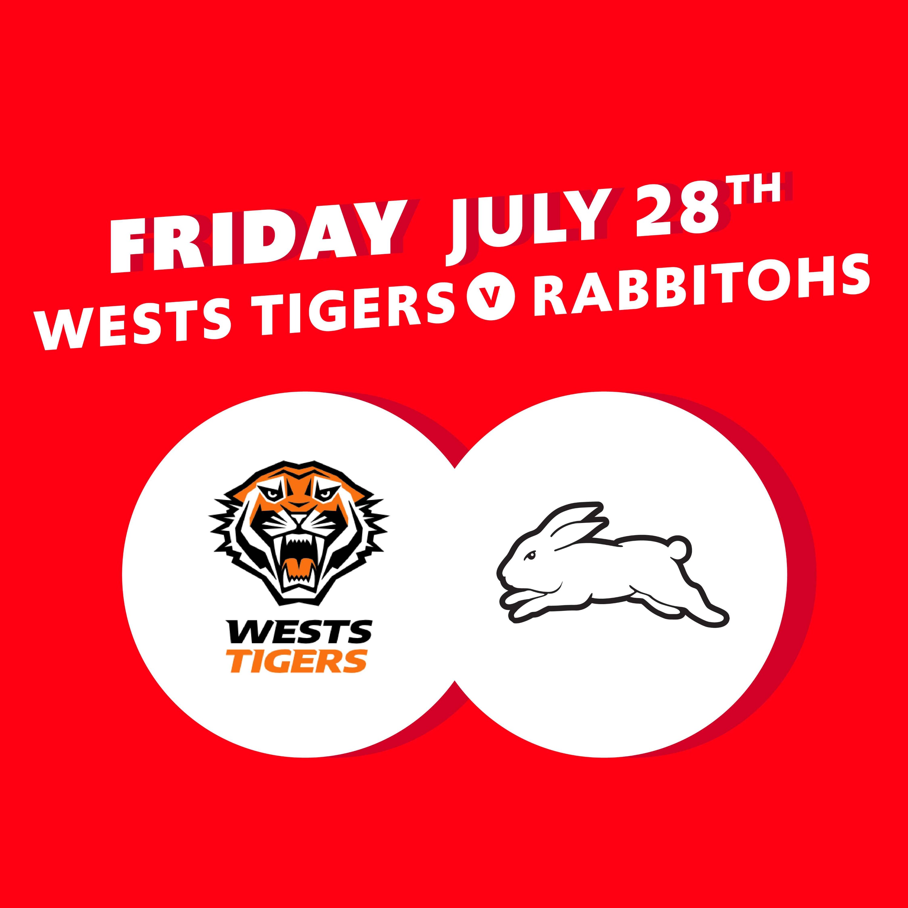 Round 22 – Tigers V Rabbitohs
