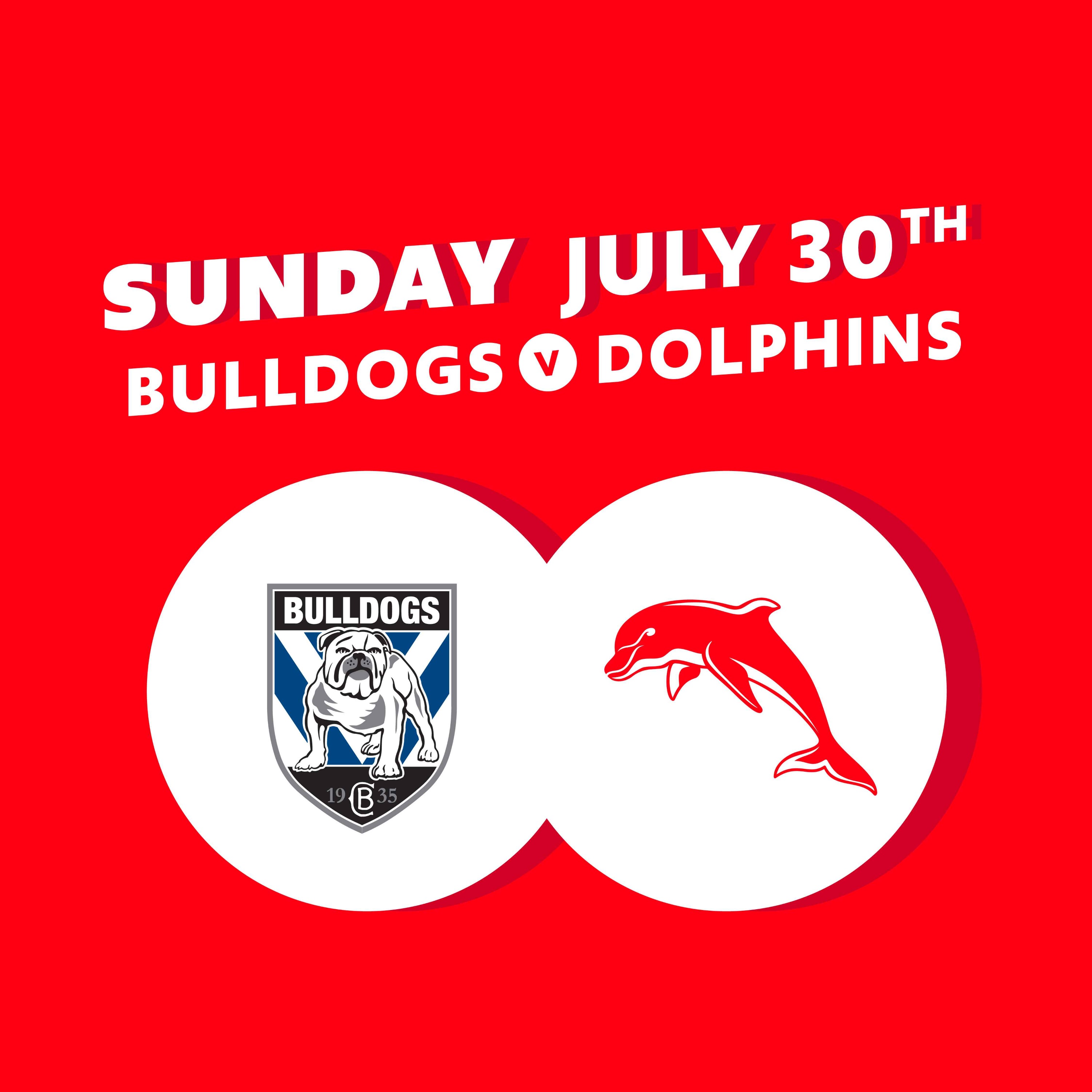 Round 22 – Bulldogs V Dolphins episode artwork