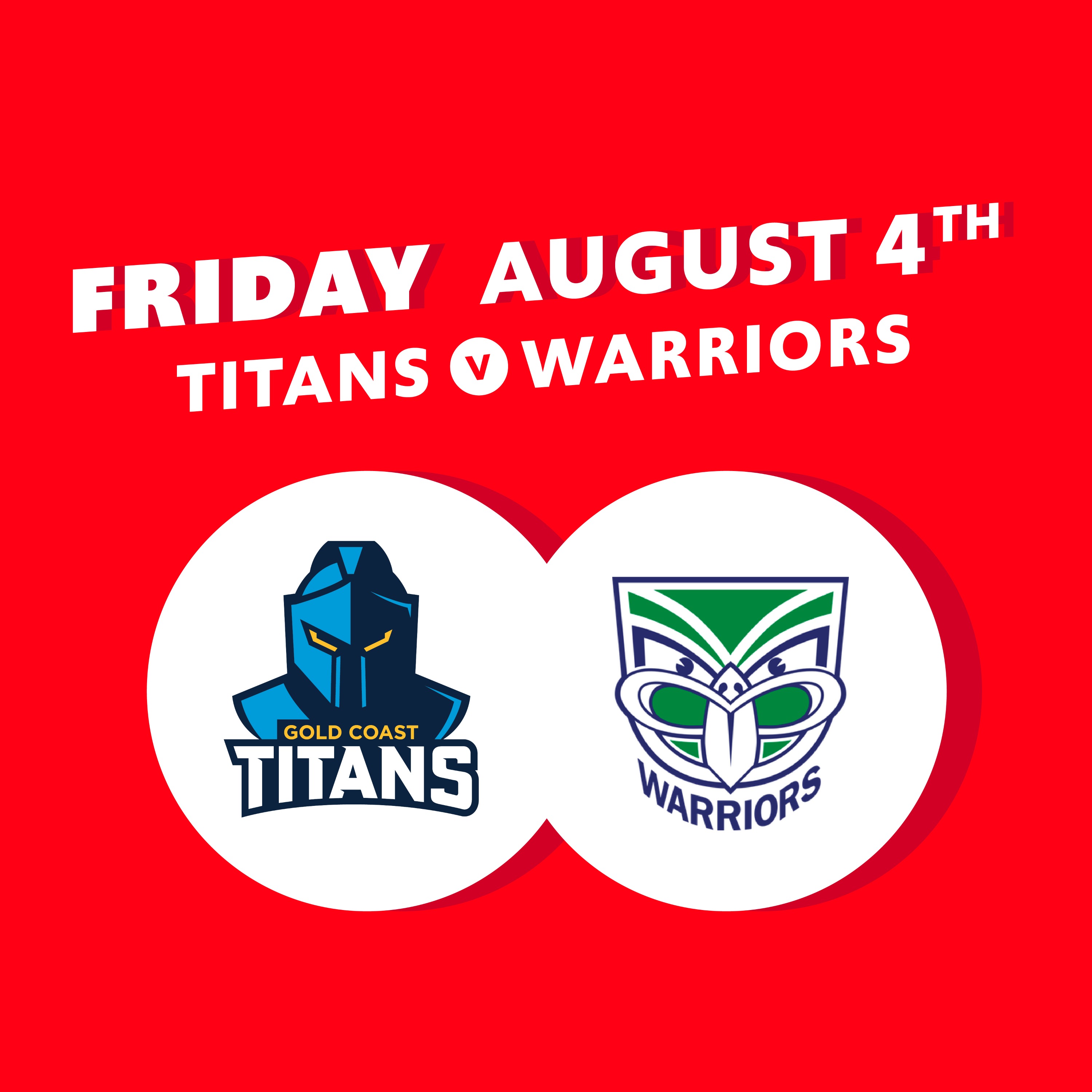 Round 23 - Titans V Warriors