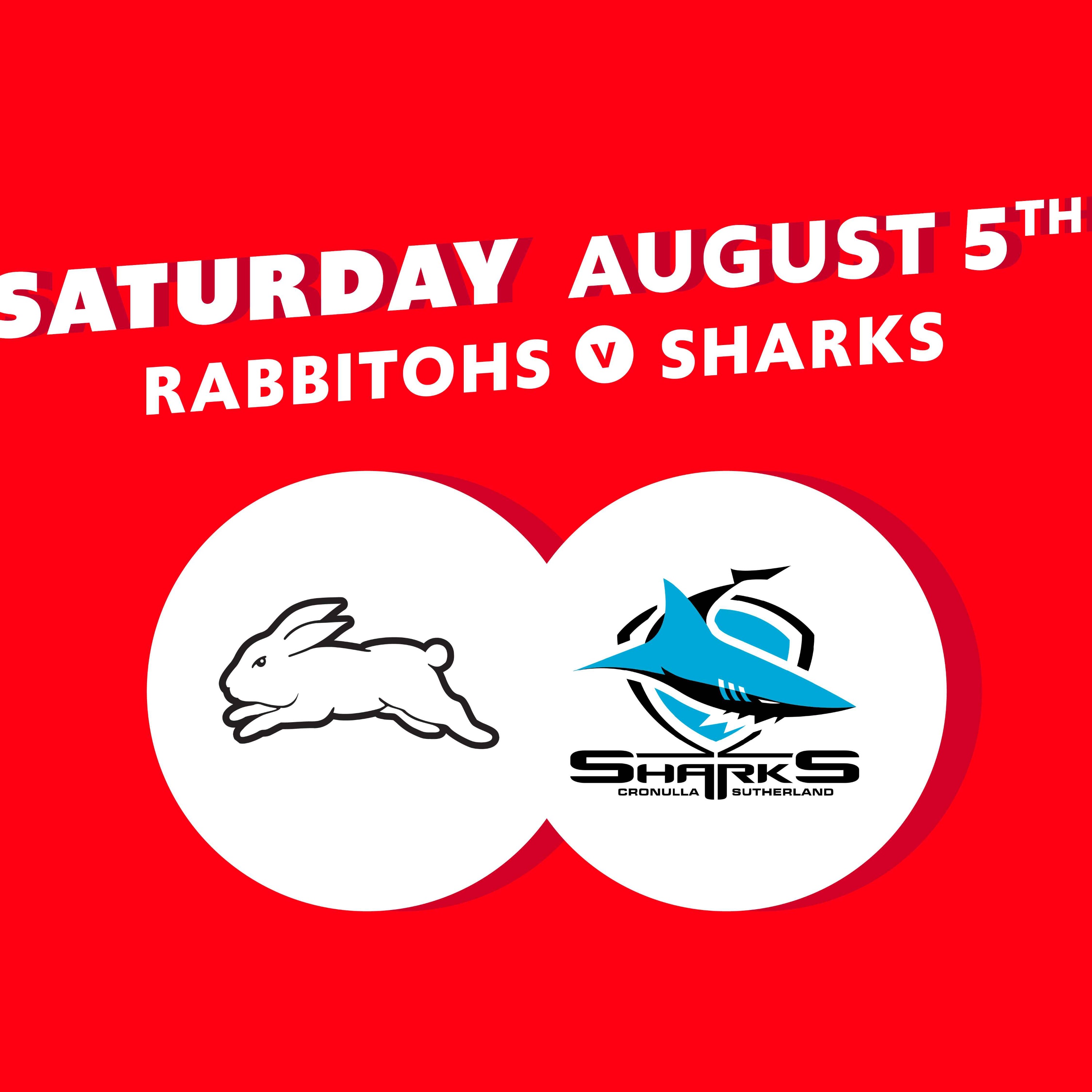 Round 23 - Rabbitohs V Sharks