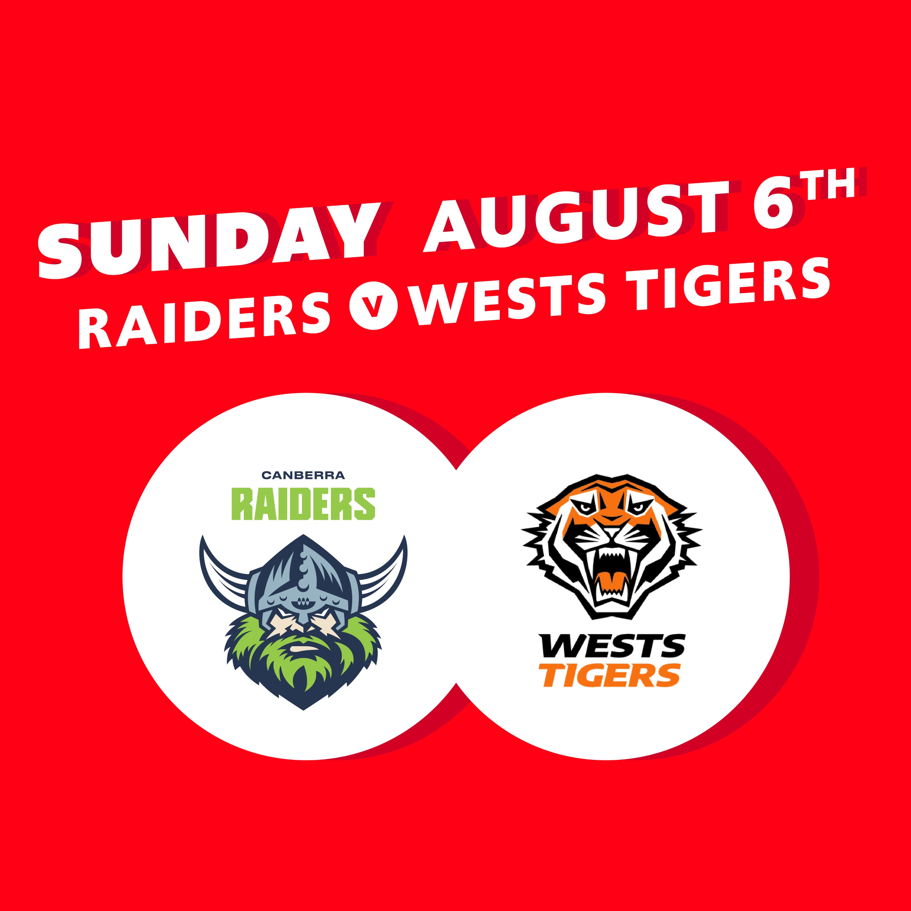 Round 23 - Raiders V West Tigers