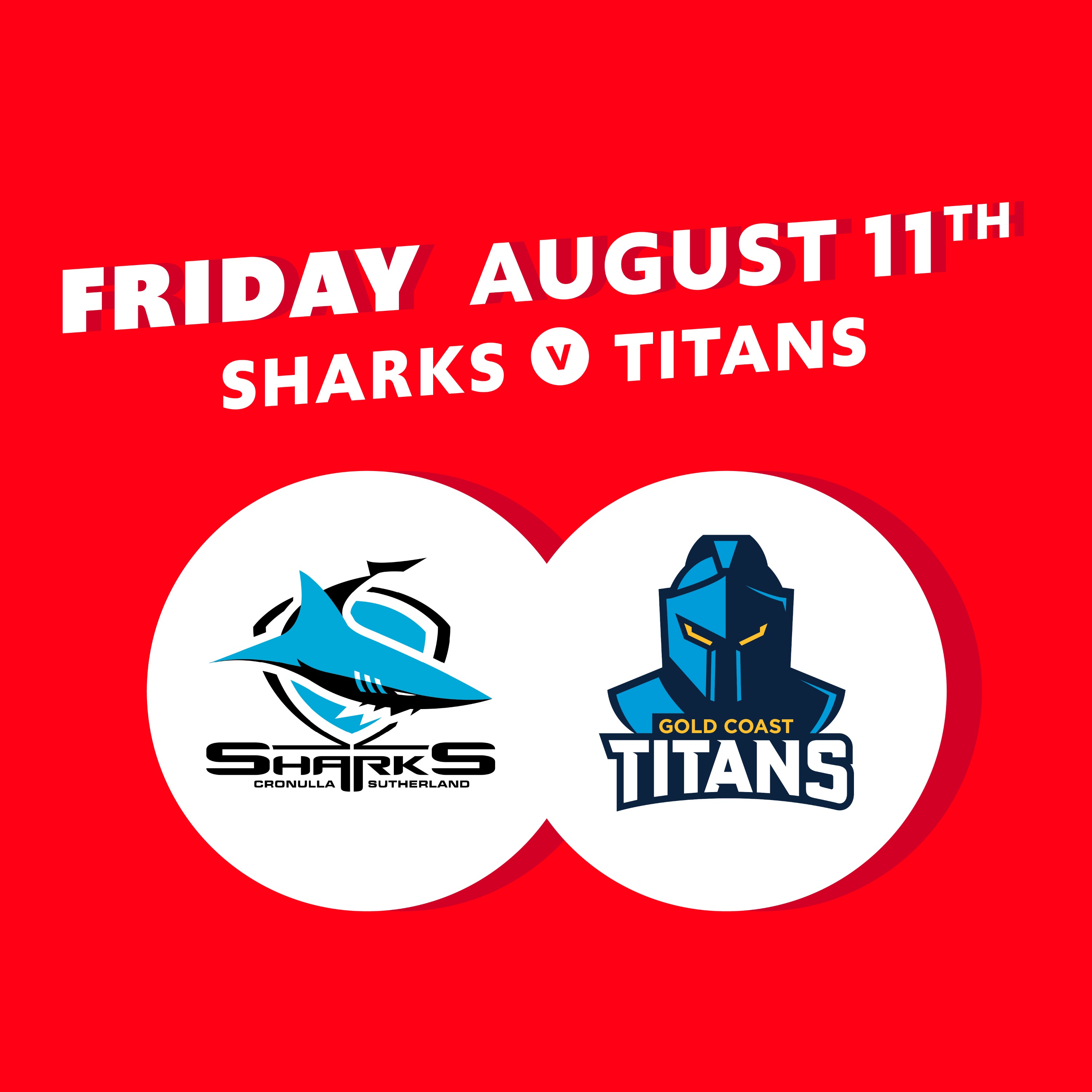 Round 24 – Sharks V Titans