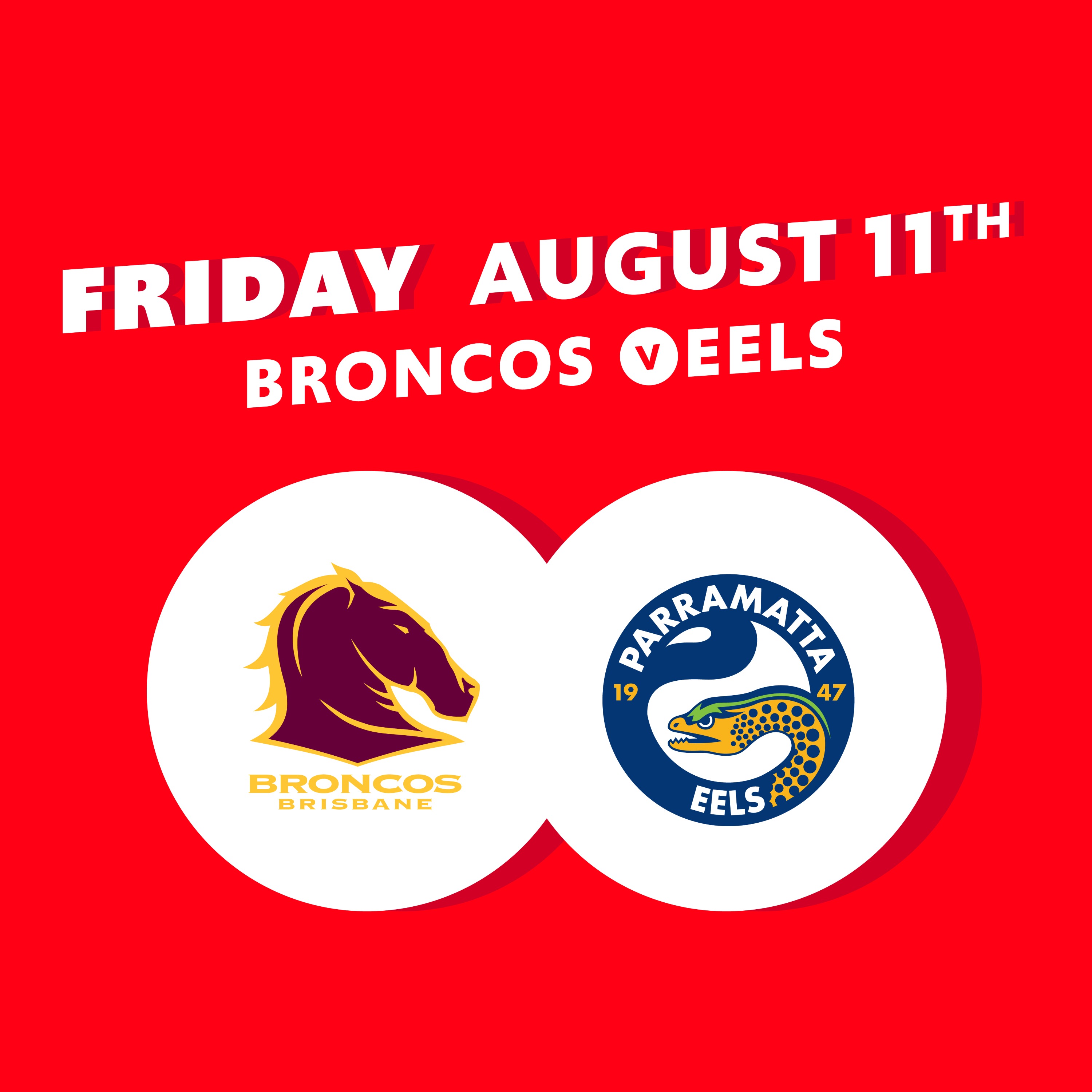 Round 24 – Broncos V Eels