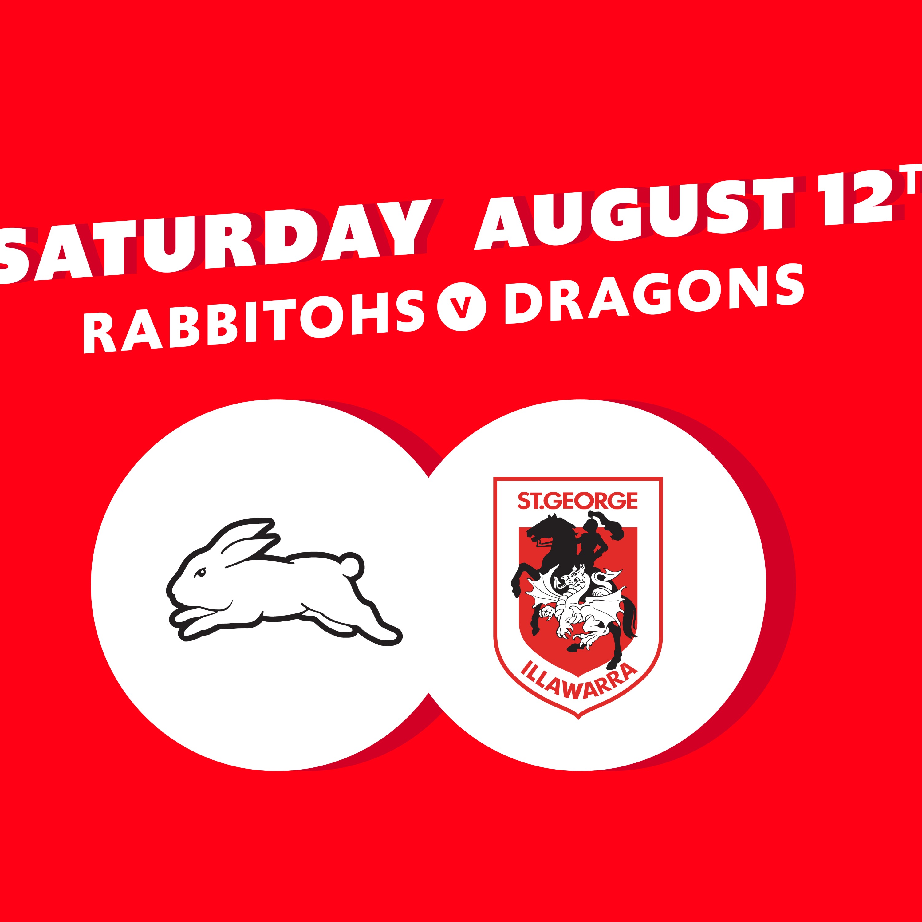 Round 24 - Rabbitohs V Dragons