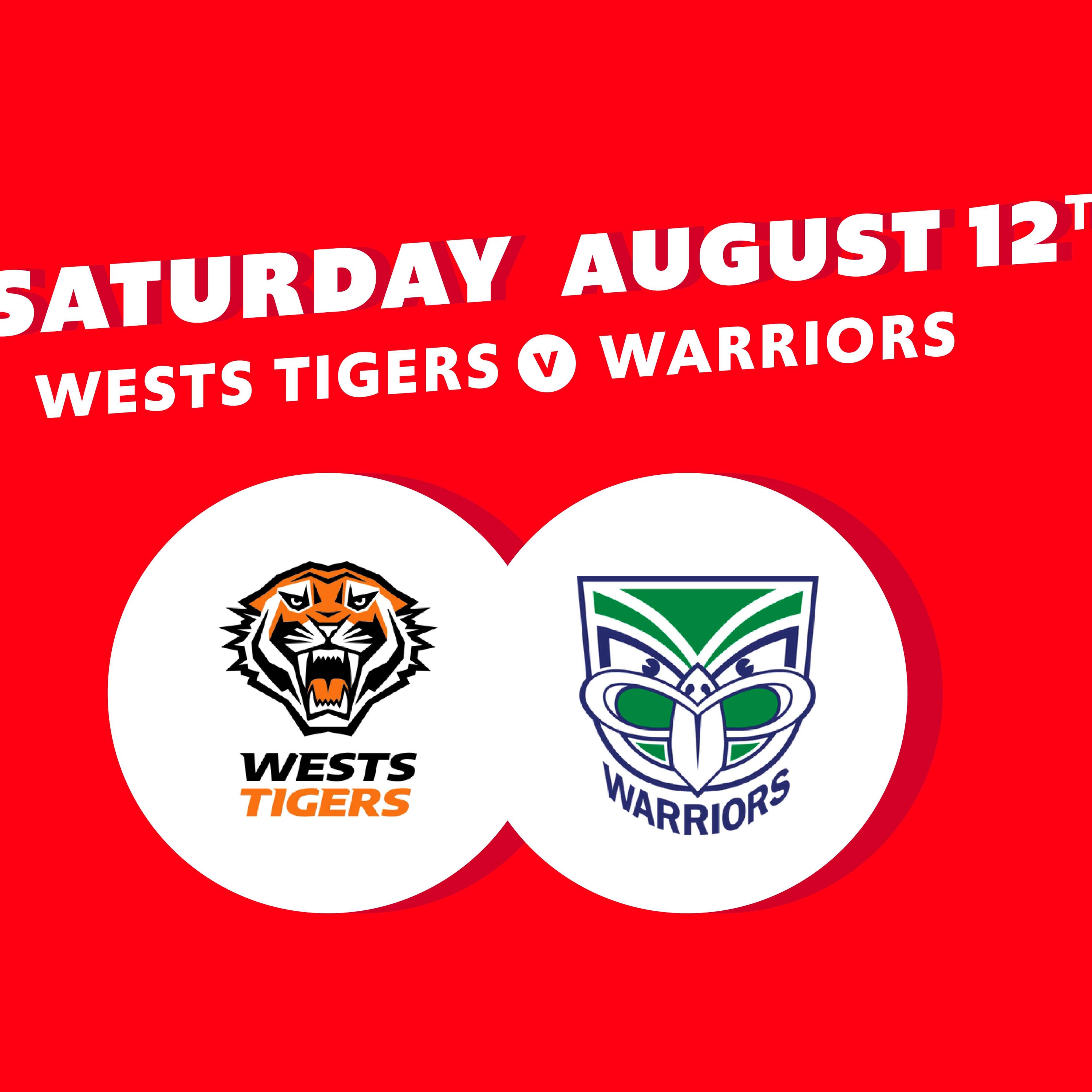 Round 24 - Wests Tigers V Warriors episode artwork
