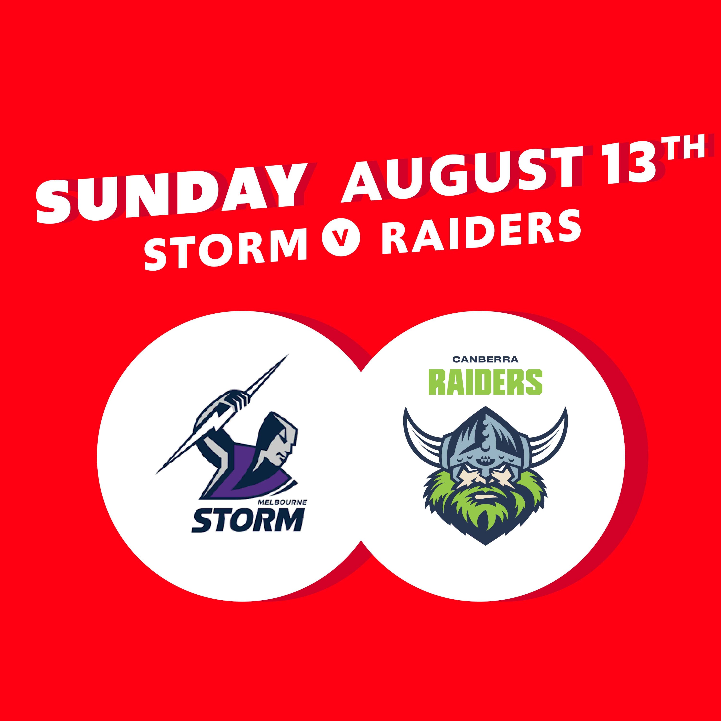 Round 24 - Storm V Raiders