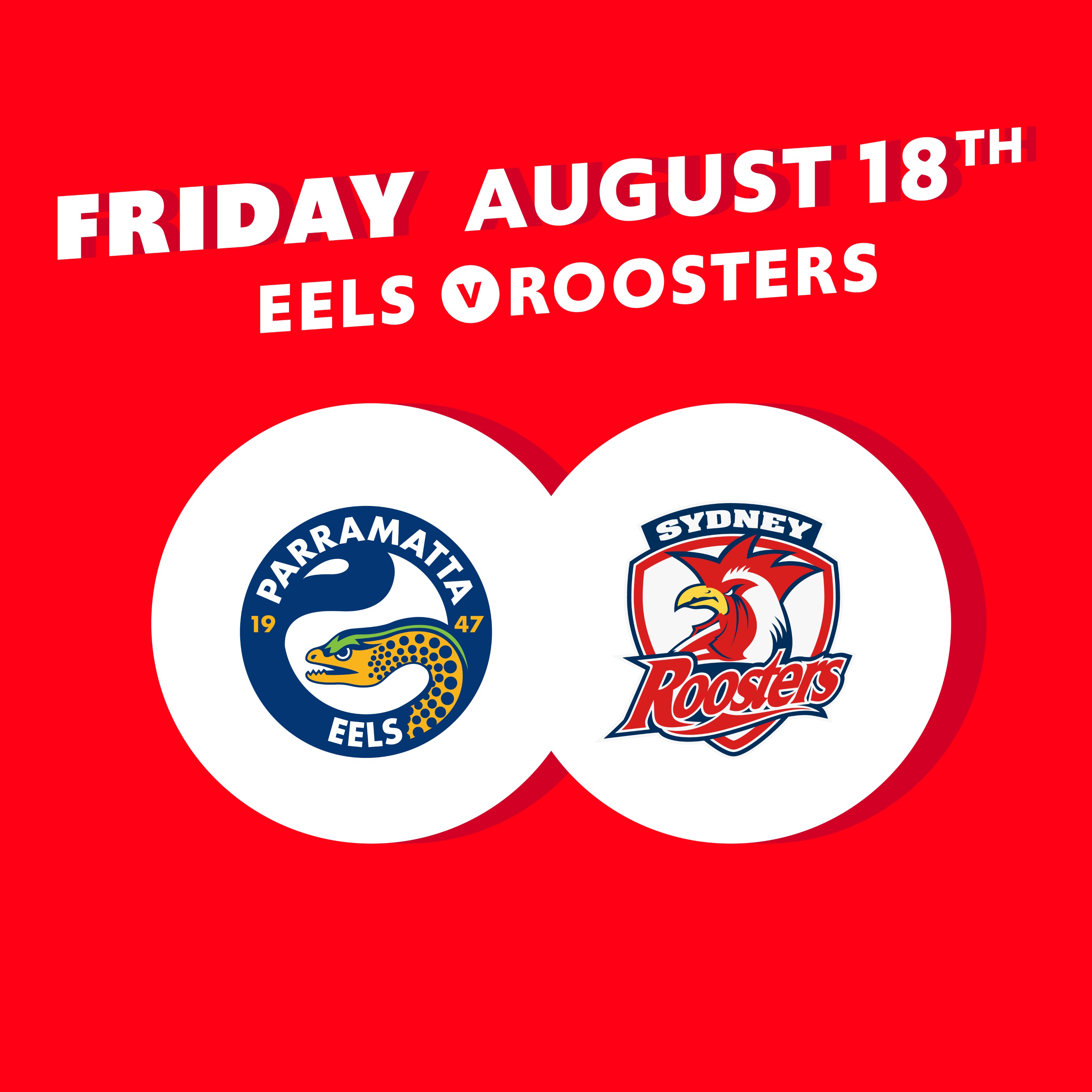 Round 25 - Eels V Roosters