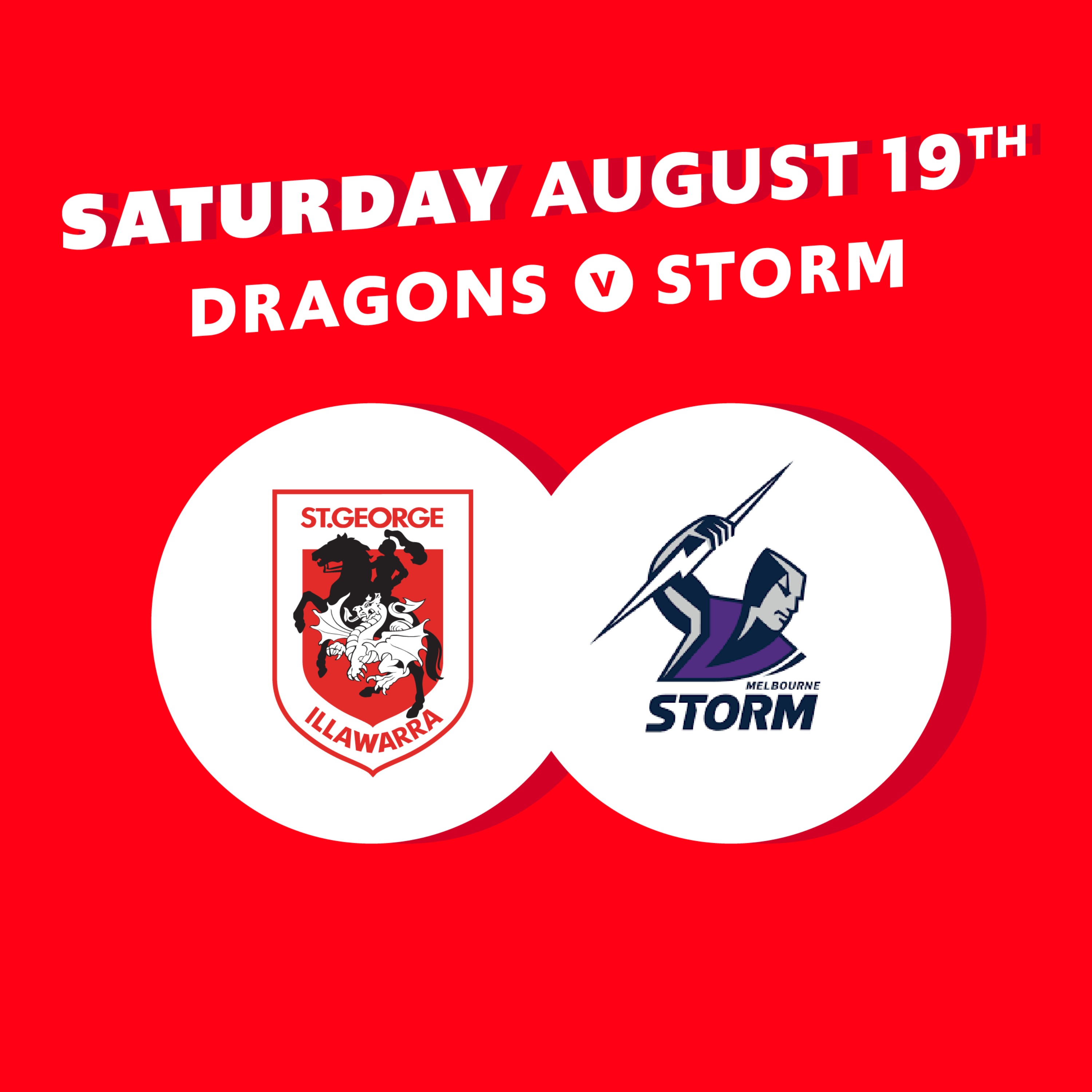 Round 25 - Dragons V Storm