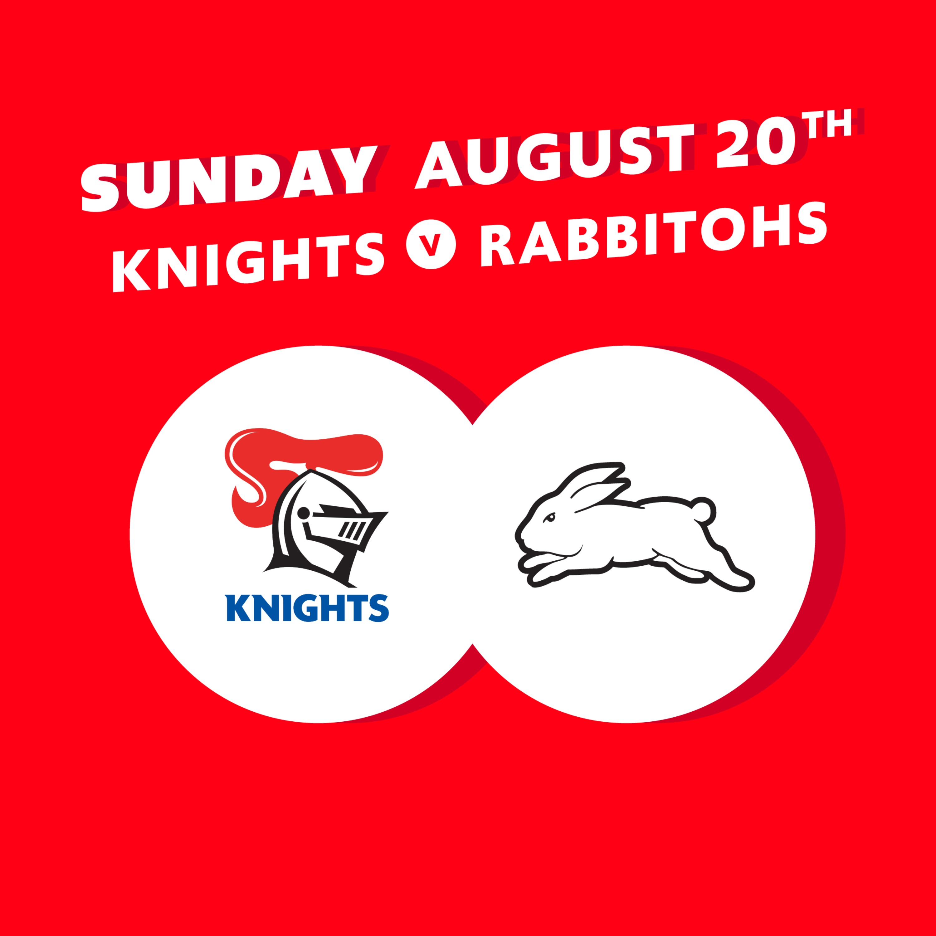 Round 25 - Knights V Rabbitohs