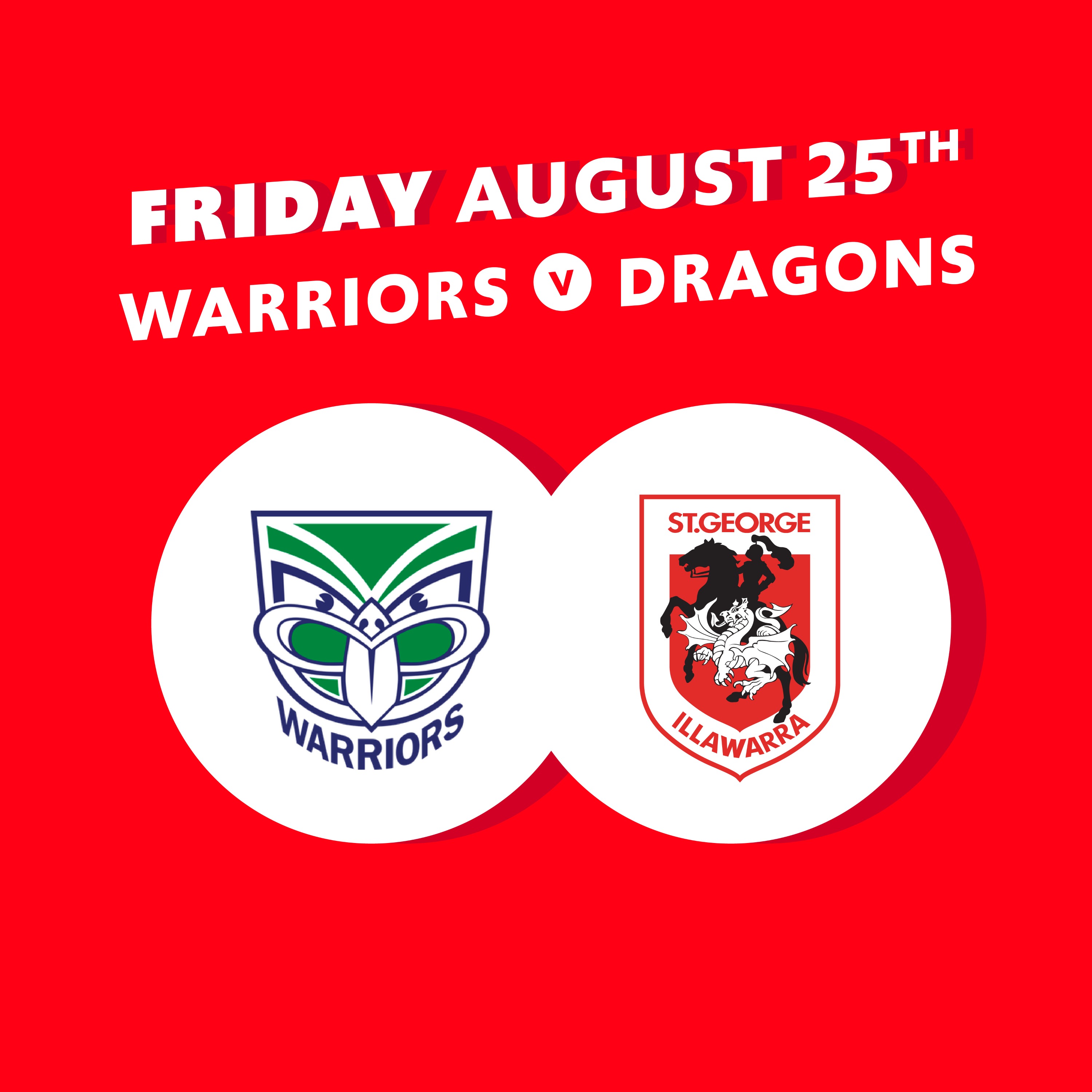 Round 26 - Warriors️ vs Dragons