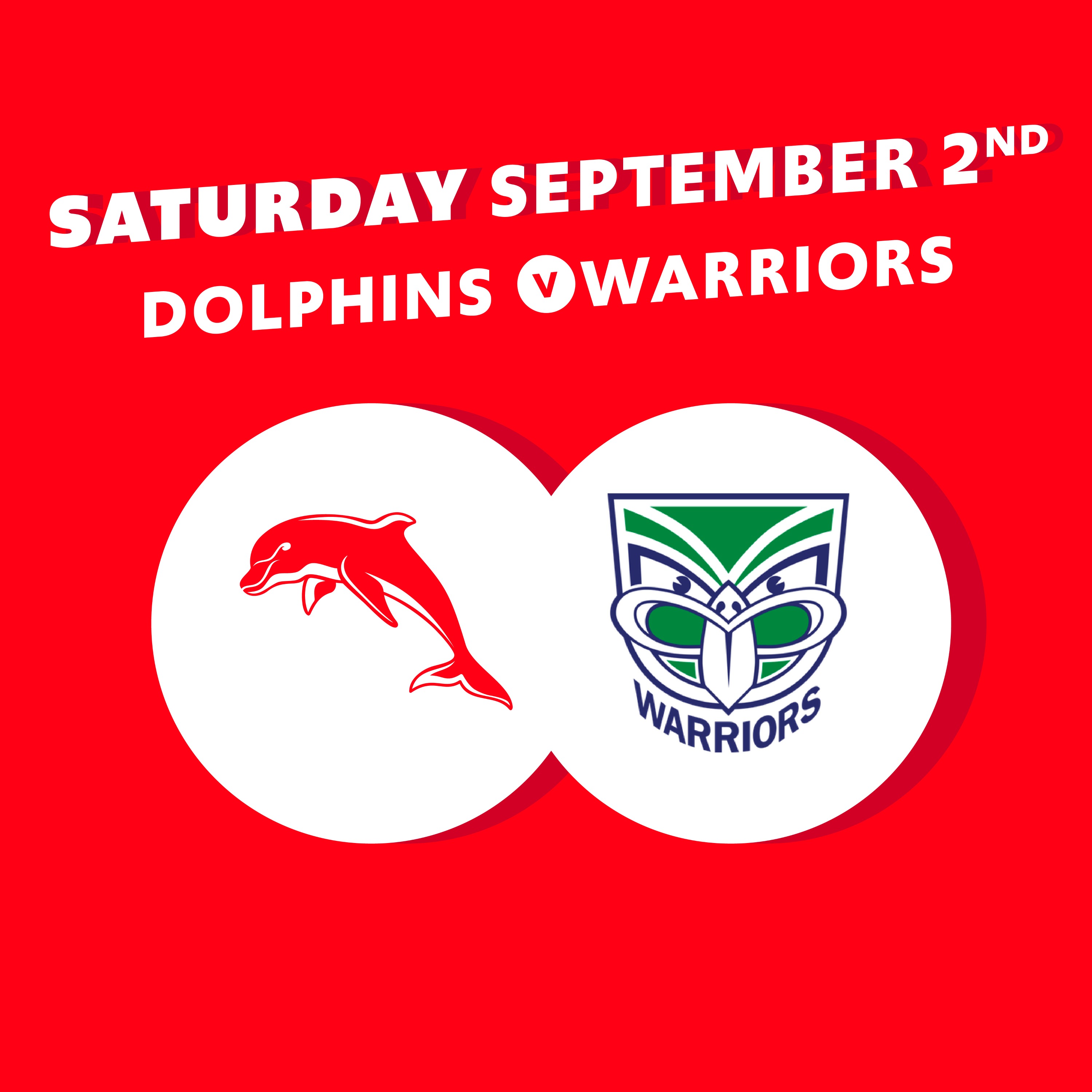 Round 27 - Dolphins vs Warriors