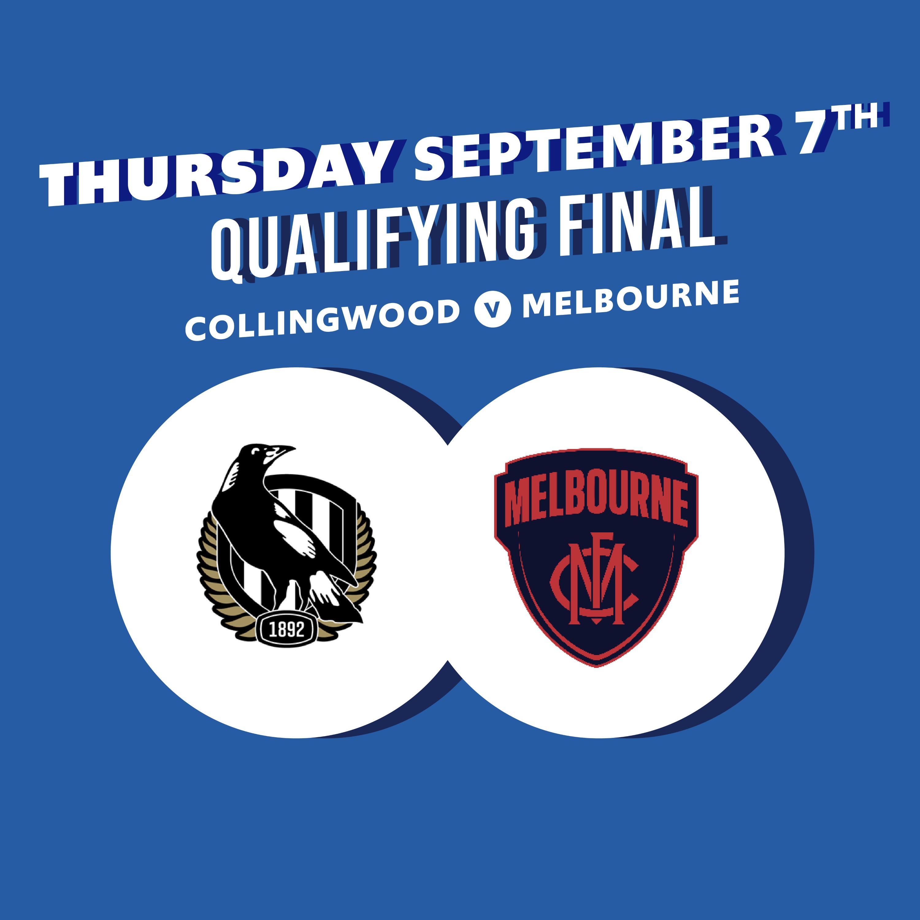 AFL Finals Week 1 – Collingwood vs Melbourne
