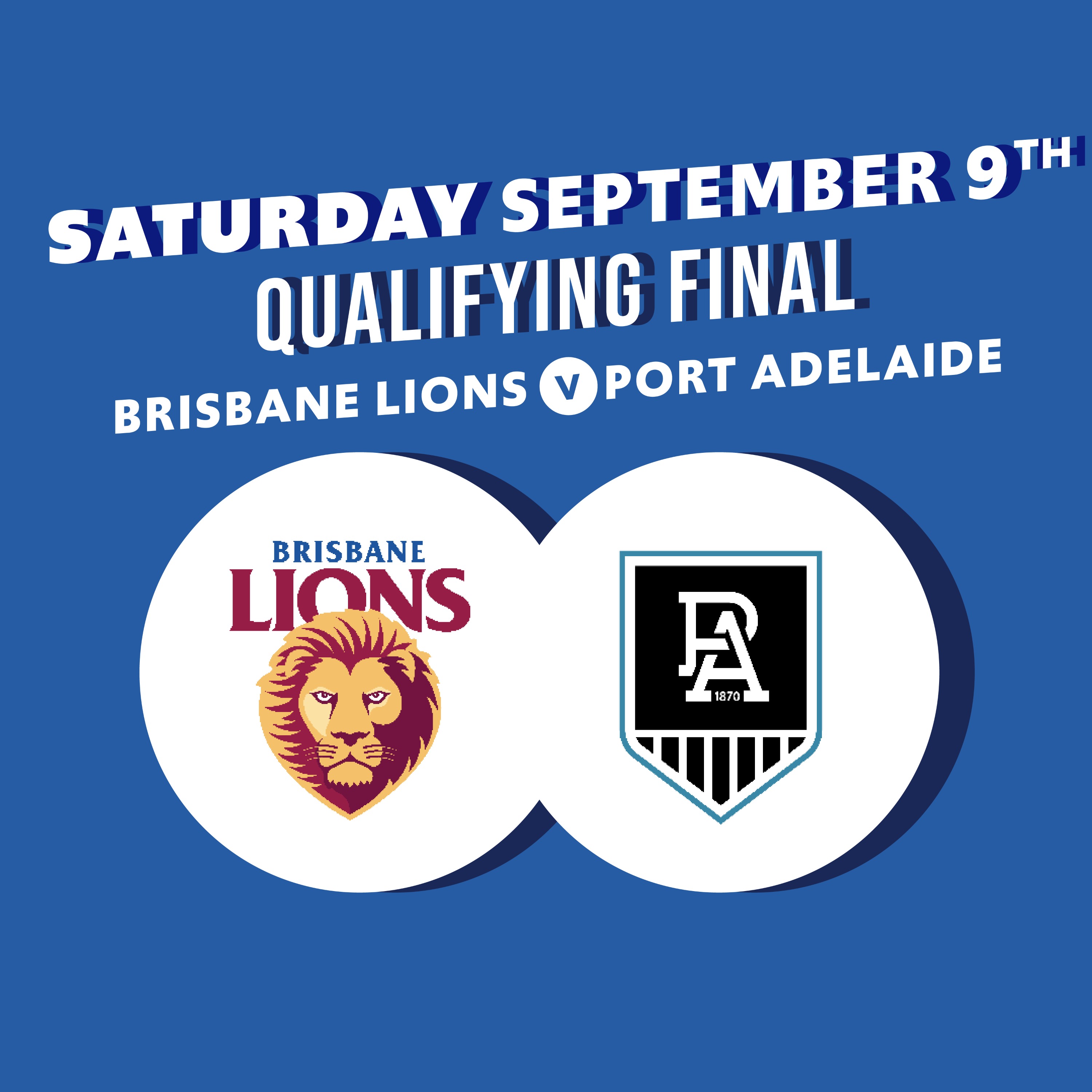 AFL Finals Week 1 – Brisbane Lions vs Port Adelaide episode artwork