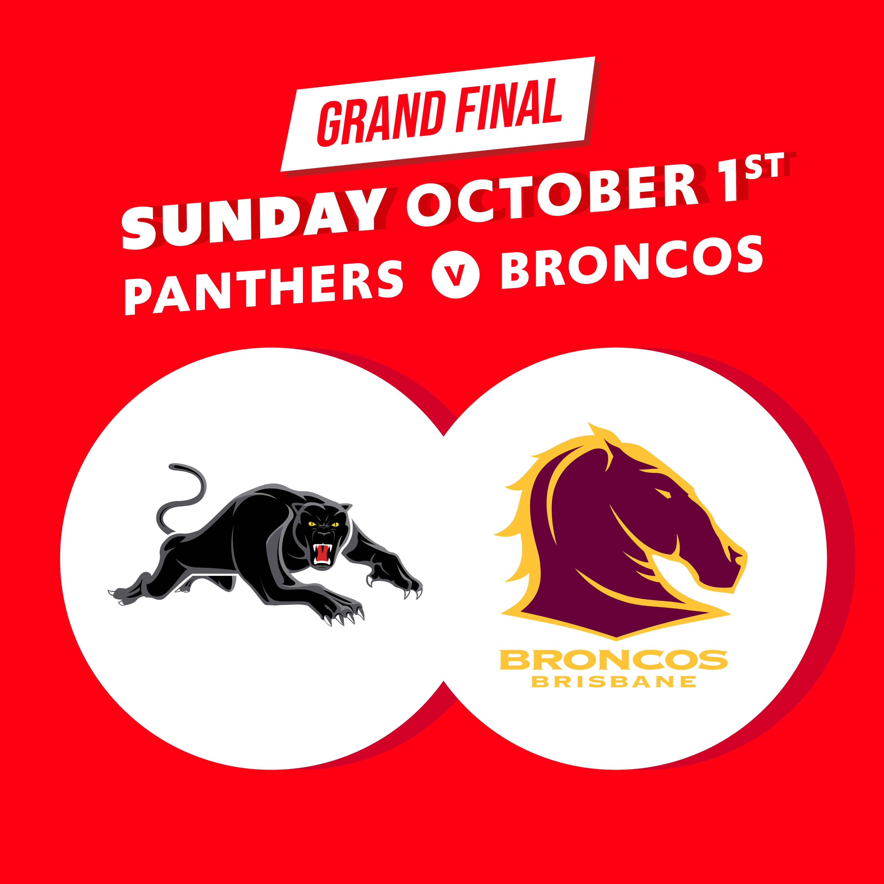 NRL Grand final – Panthers vs Broncos