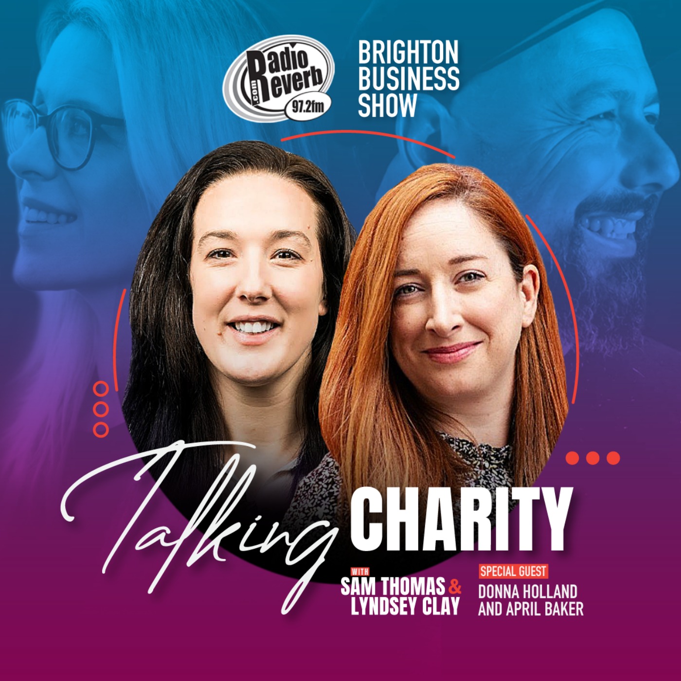 cover art for Talking Charity with Donna Holland and April Baker
